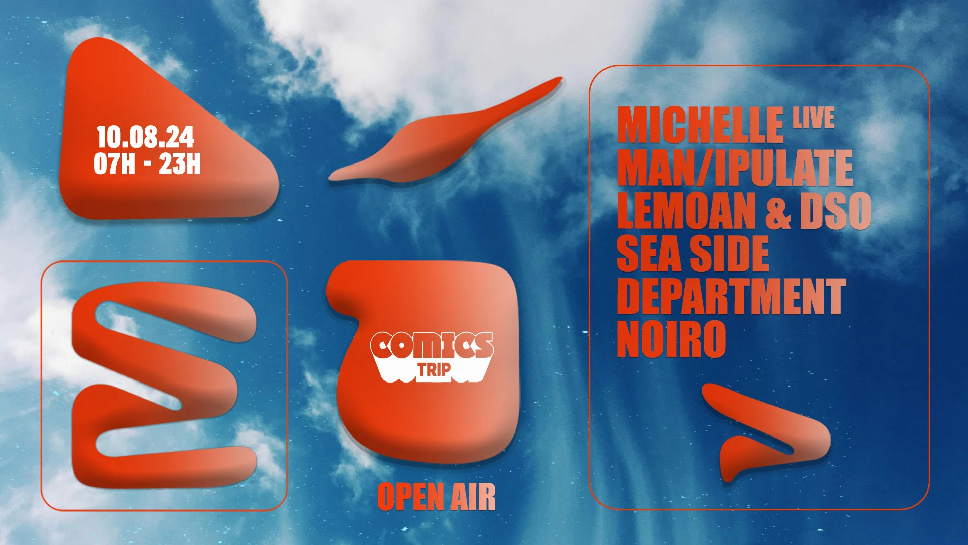 Comics Trip X Eden : Man/Ipulate, Michelle, S.S.D., Noiro Cover