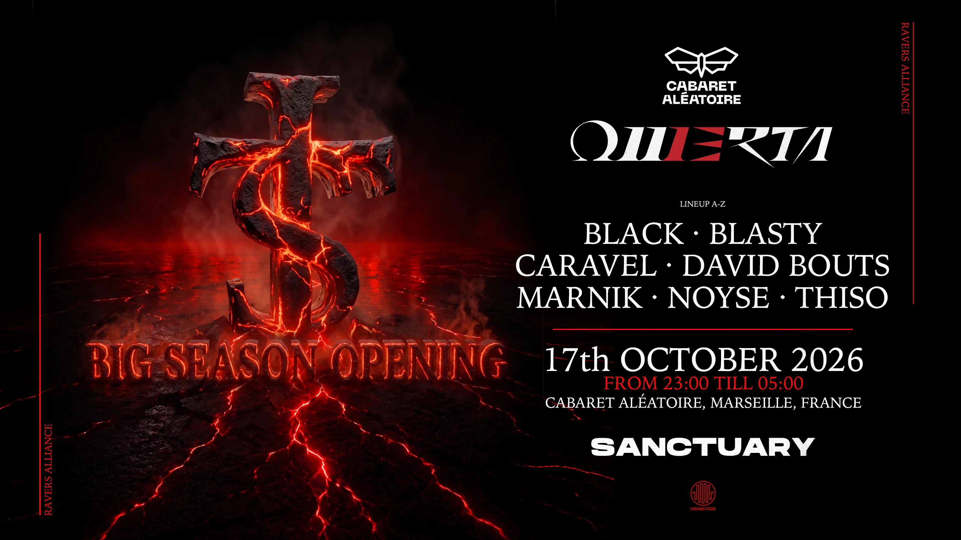 Omerta X Sanctuary : Big Season Opening W/ Caravel, Noyse Cover