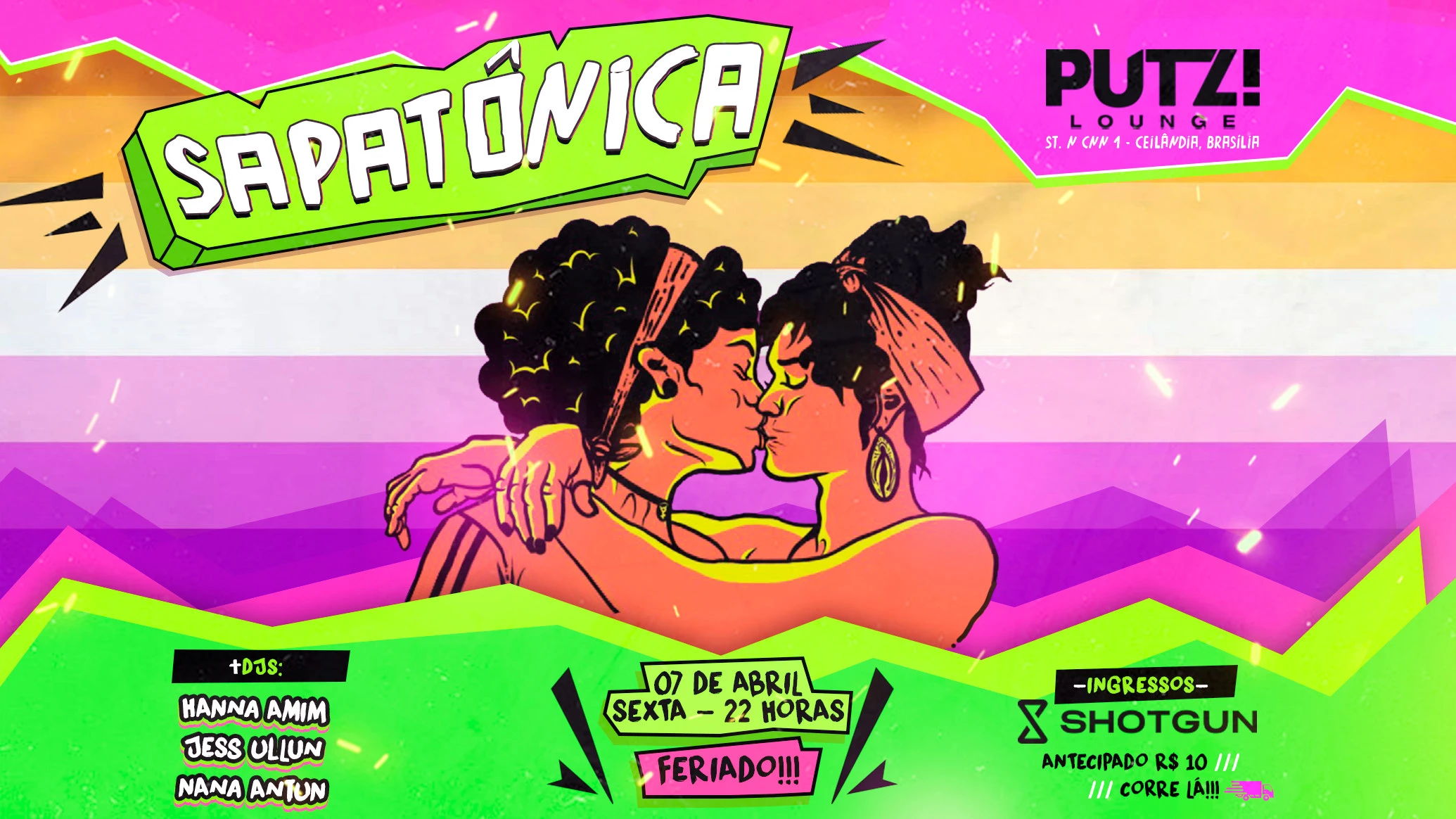 Sapatônica Na Putz Lounge! Cover