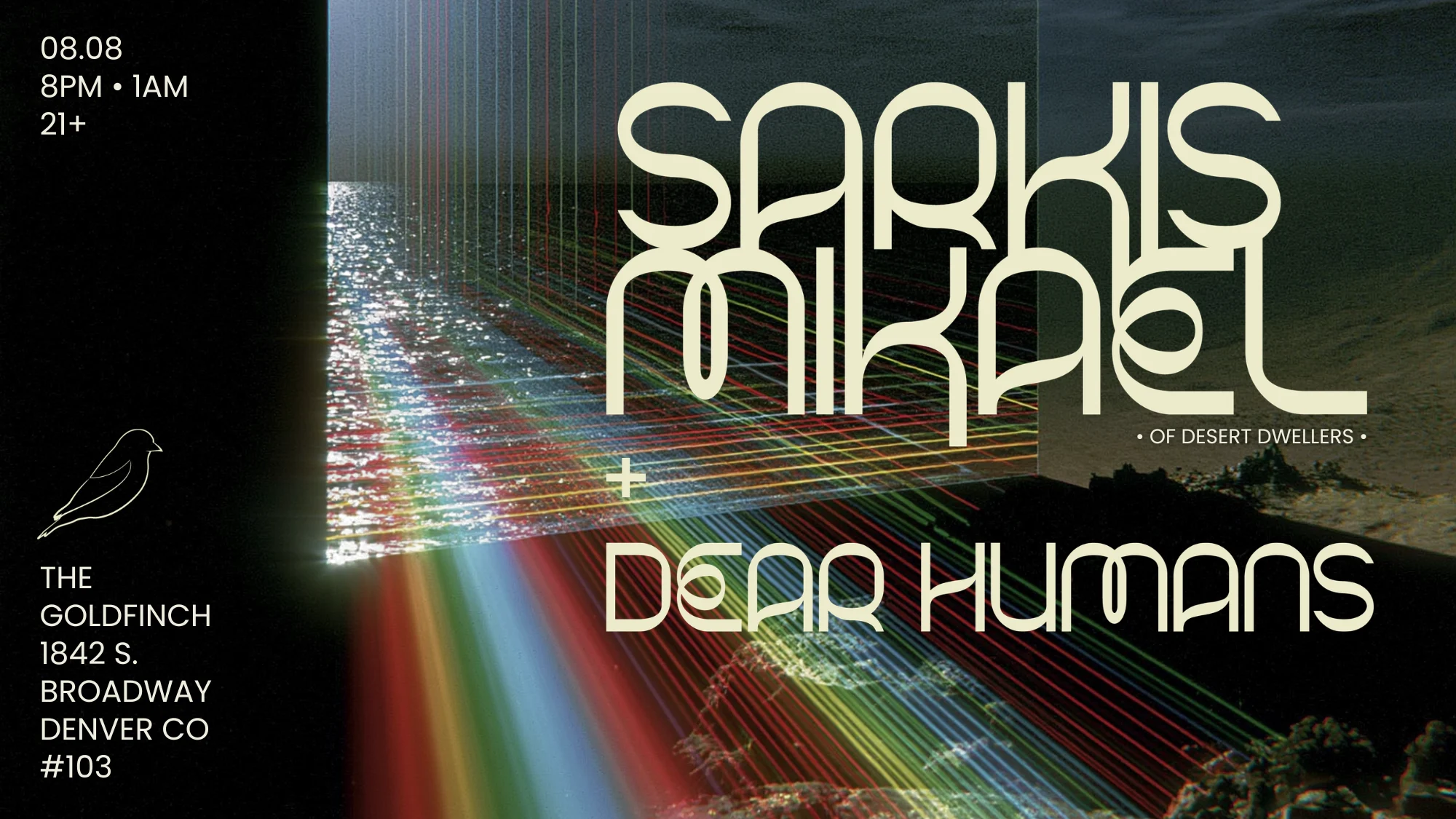 Sarkis Mikael & Dear Humans @ The Goldfinch Cover