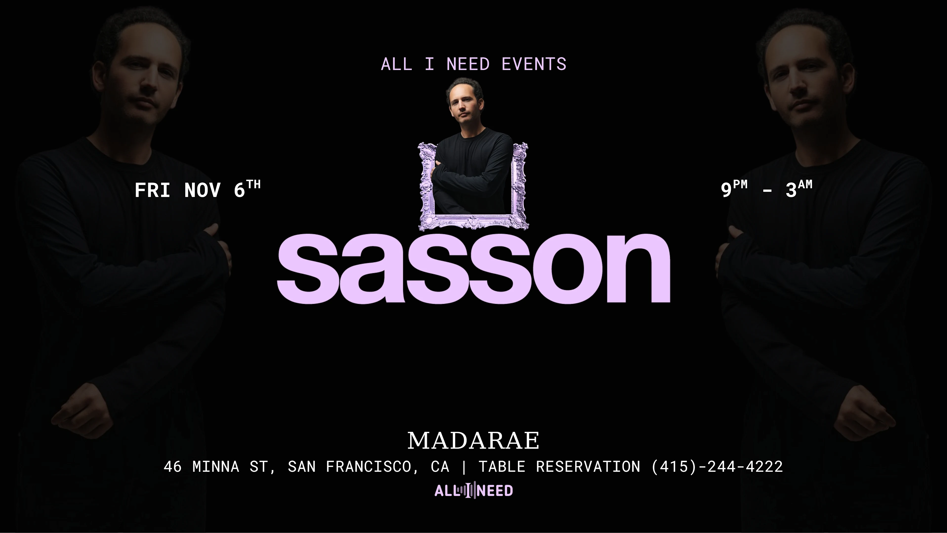 Sasson At Madarae San Francisco Cover