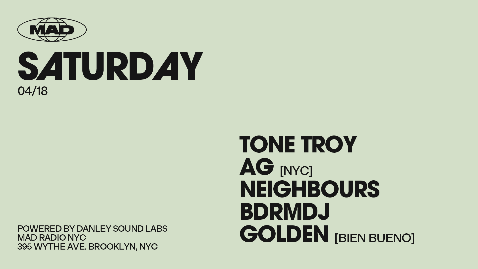 Tone Troy / Ag[Nyc] / Neighbours / Bdrmdj / Golden Cover