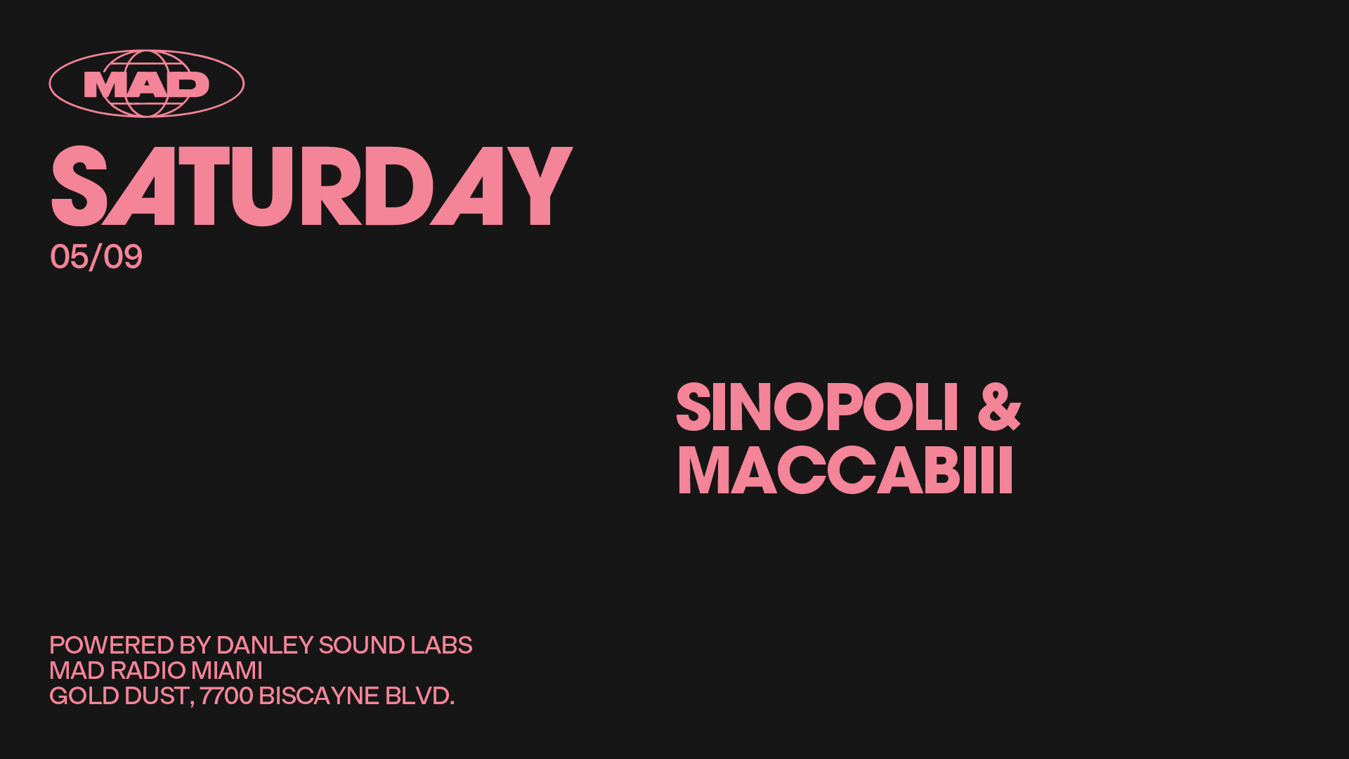 Special Guests: Sinopoli & Maccabiii Cover