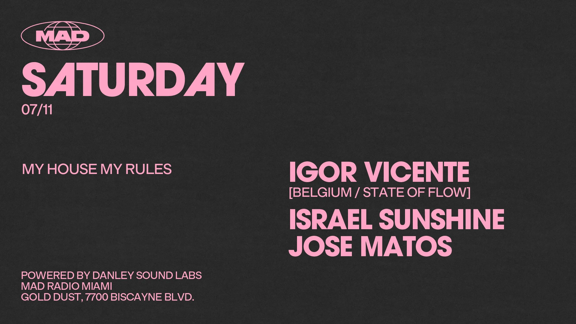 My House My Rules: Igor Vicente / Israel Sunshine/Jose Matos Cover