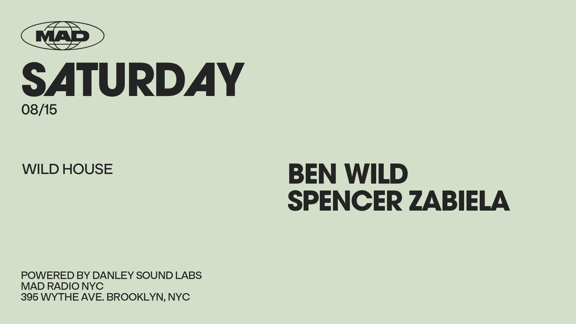 Wild House: Ben Wild / Spencer Zabiela Cover