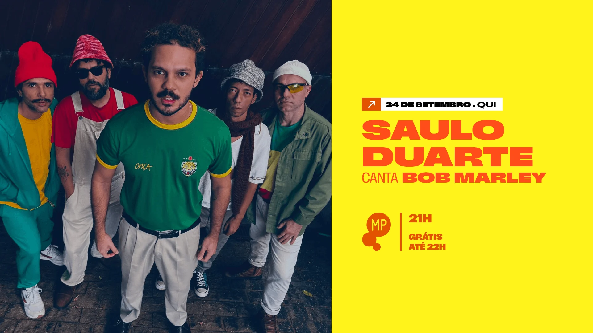 24/9 - Saulo Duarte Canta Bob Marley No Mundo Pensante Cover