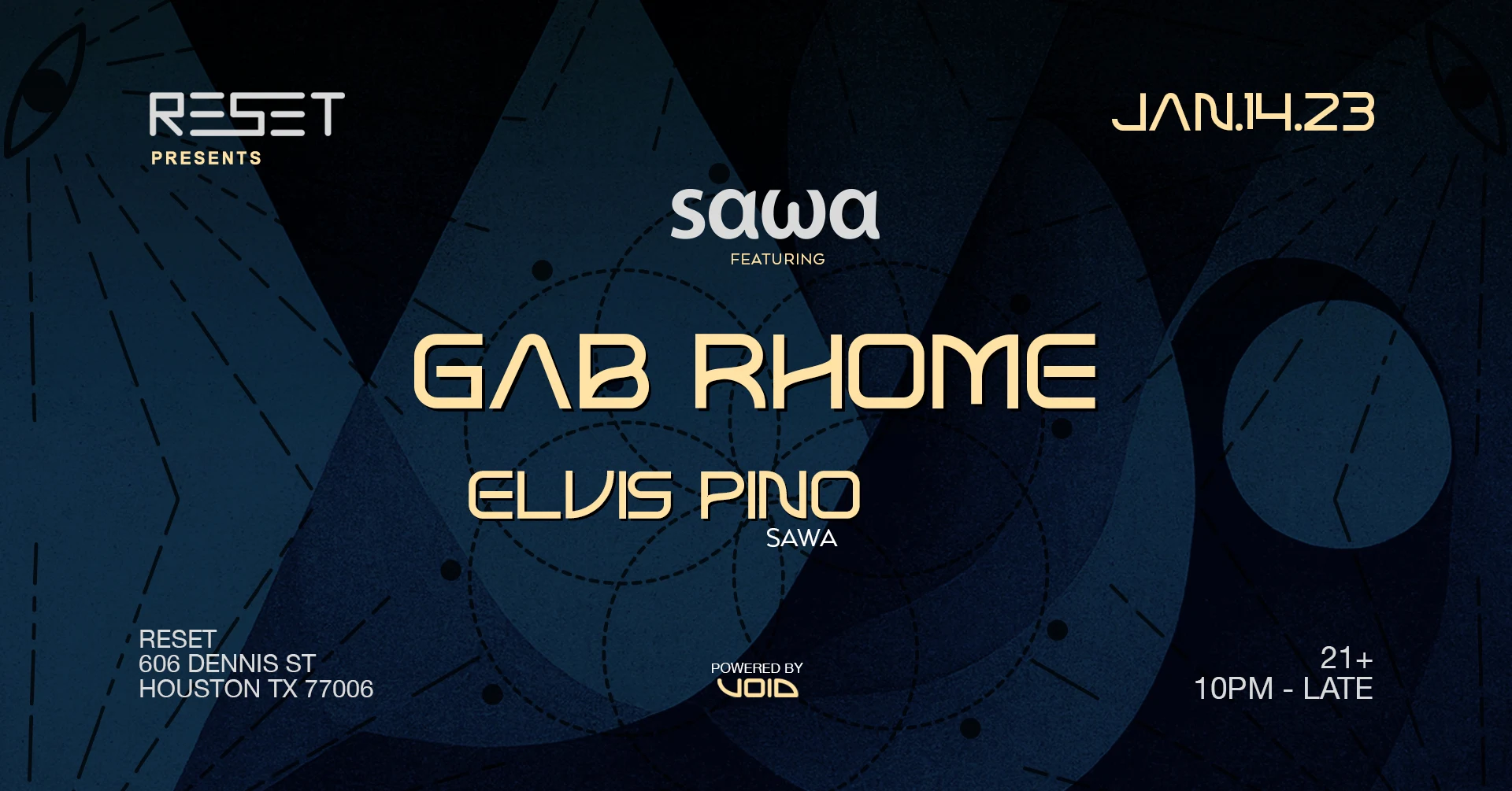 Sawa Featuring Gab Rhome @ Reset Cover