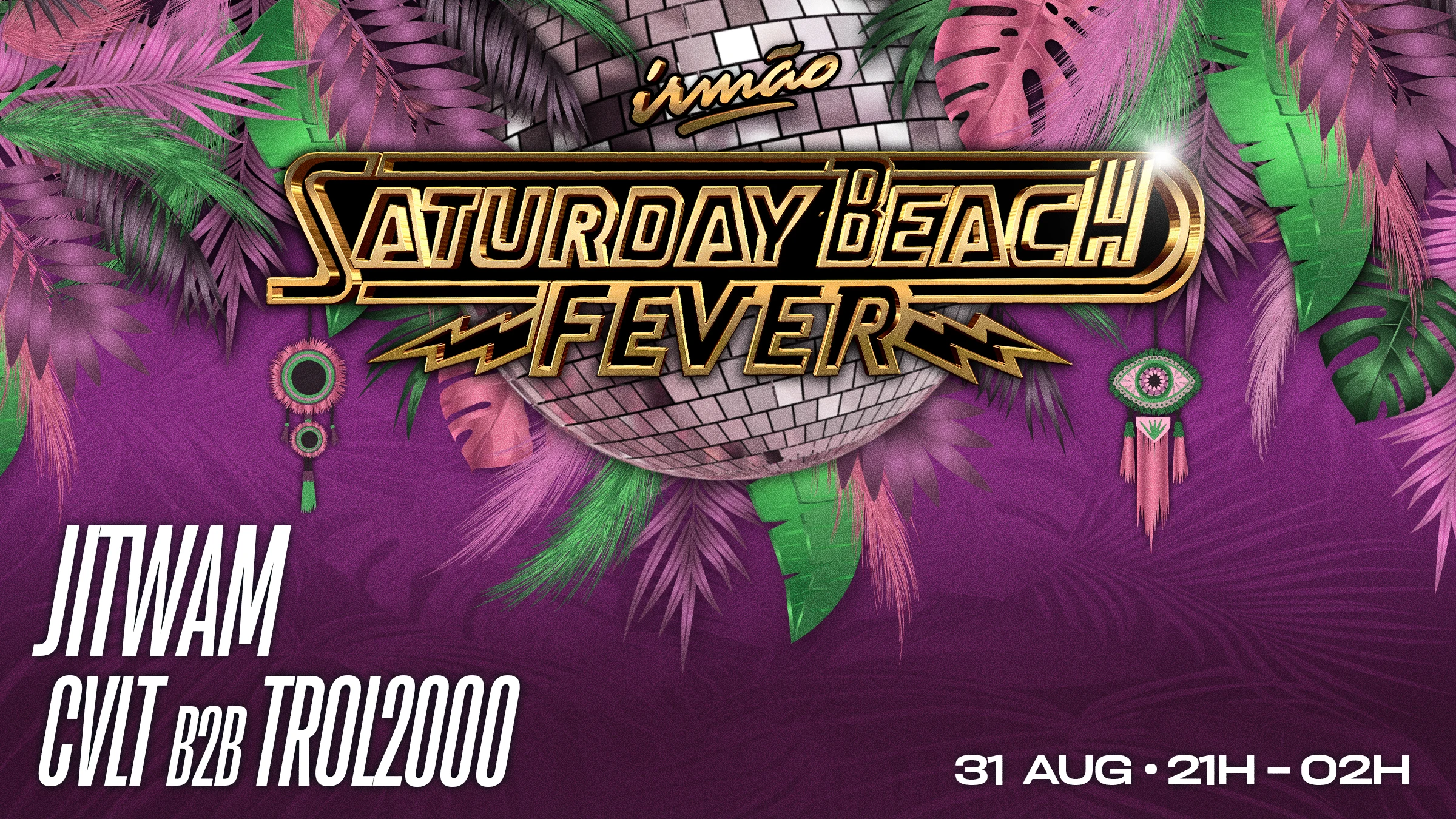 Saturday Beach Fever - 31/08 Cover