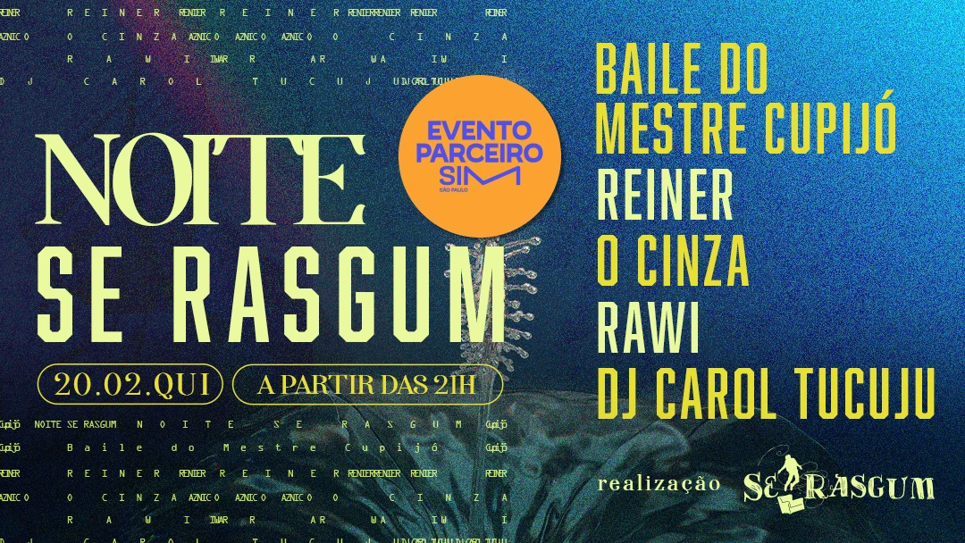 20/2 - Sim São Paulo | Noite Se Rasgum No Mundo Pensante Cover