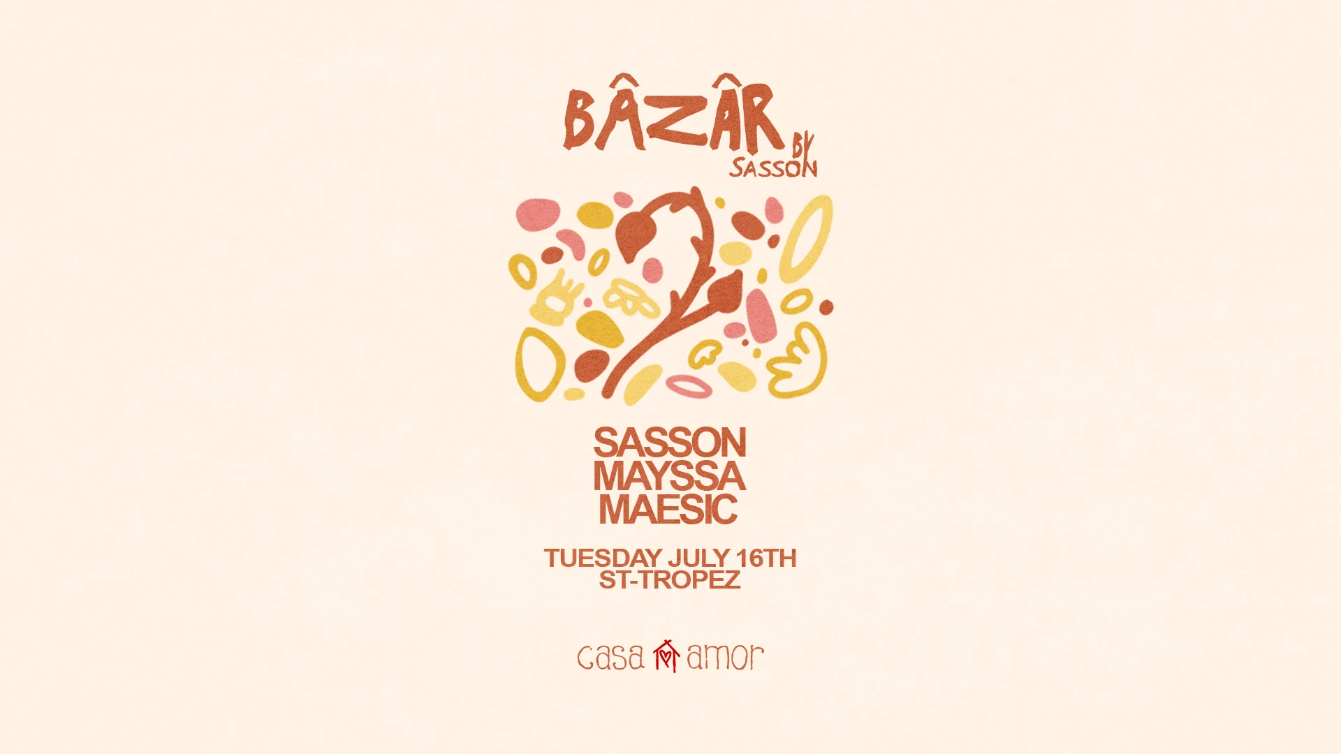 Bazar By Sasson W/ Mayssa, Maesic - Casa Amor Cover