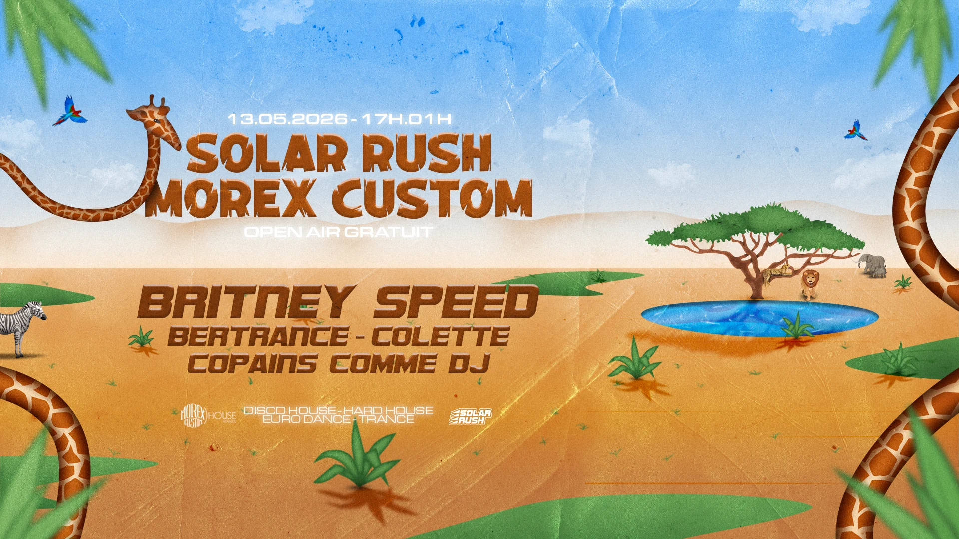 Open Air {Gratuit} Solar Rush X Morex Custom Cover