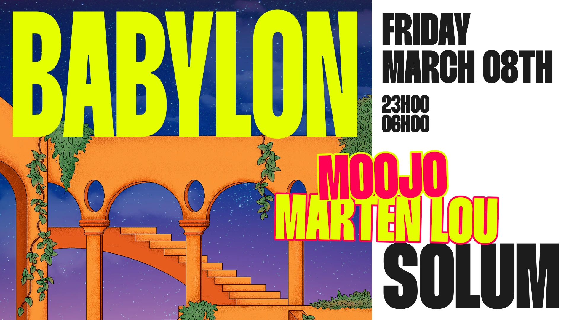 Babylon Invites Moojo & Marten Lou, Paris · Billets Shotgun