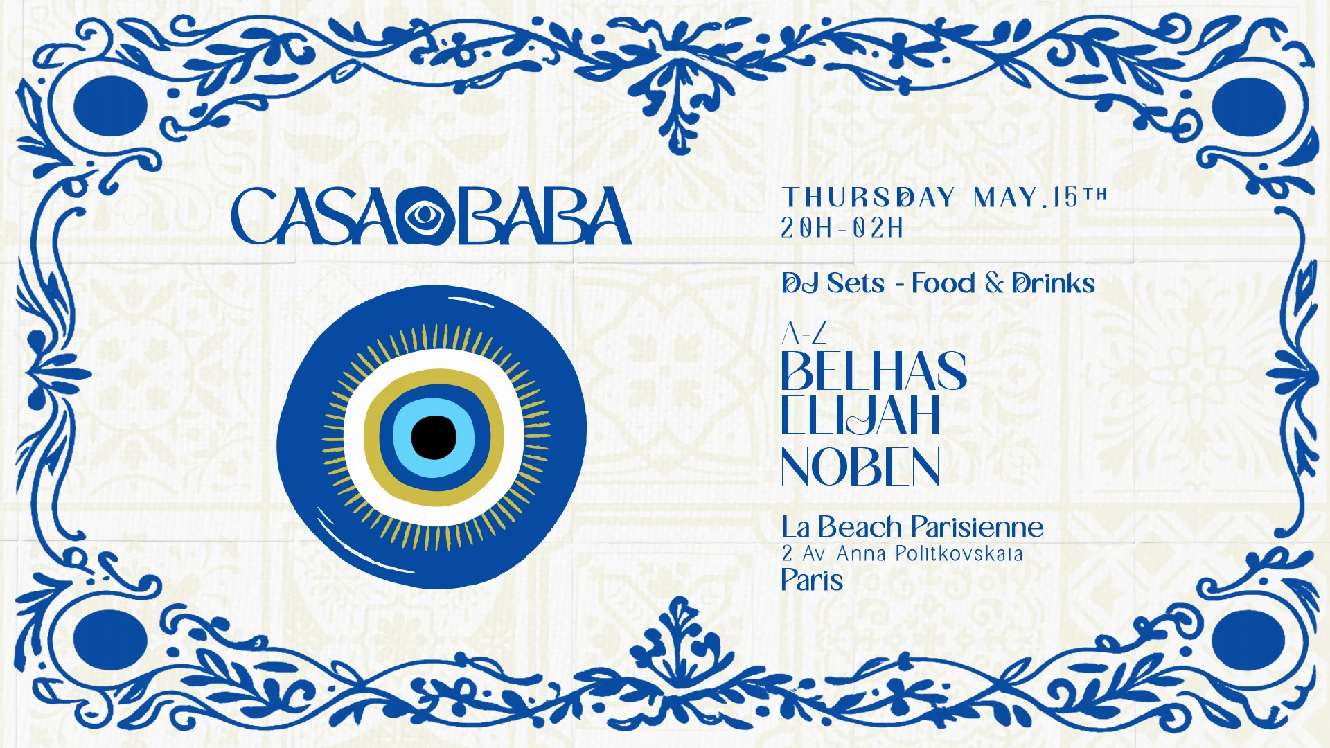 Casa Baba | Opening | 15.05 Cover