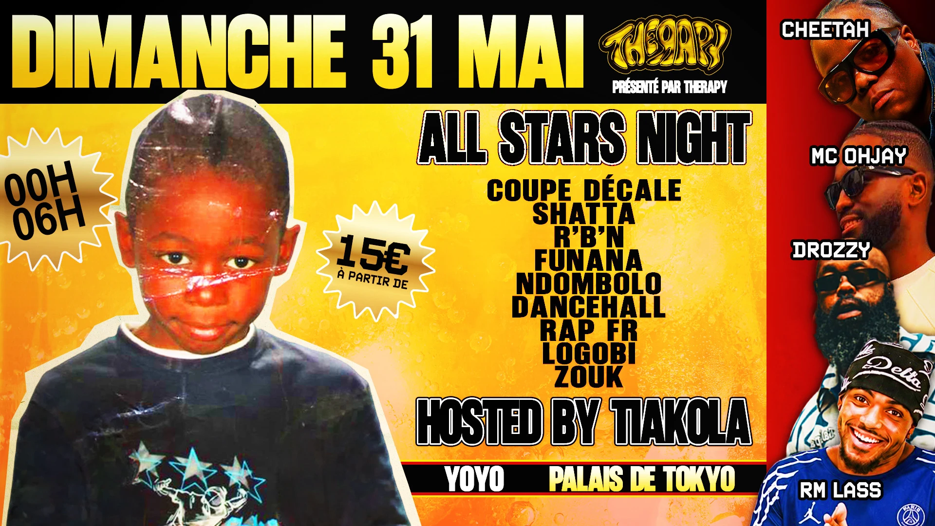 Tiakola All Star Night / Hosted By Therapy Cover