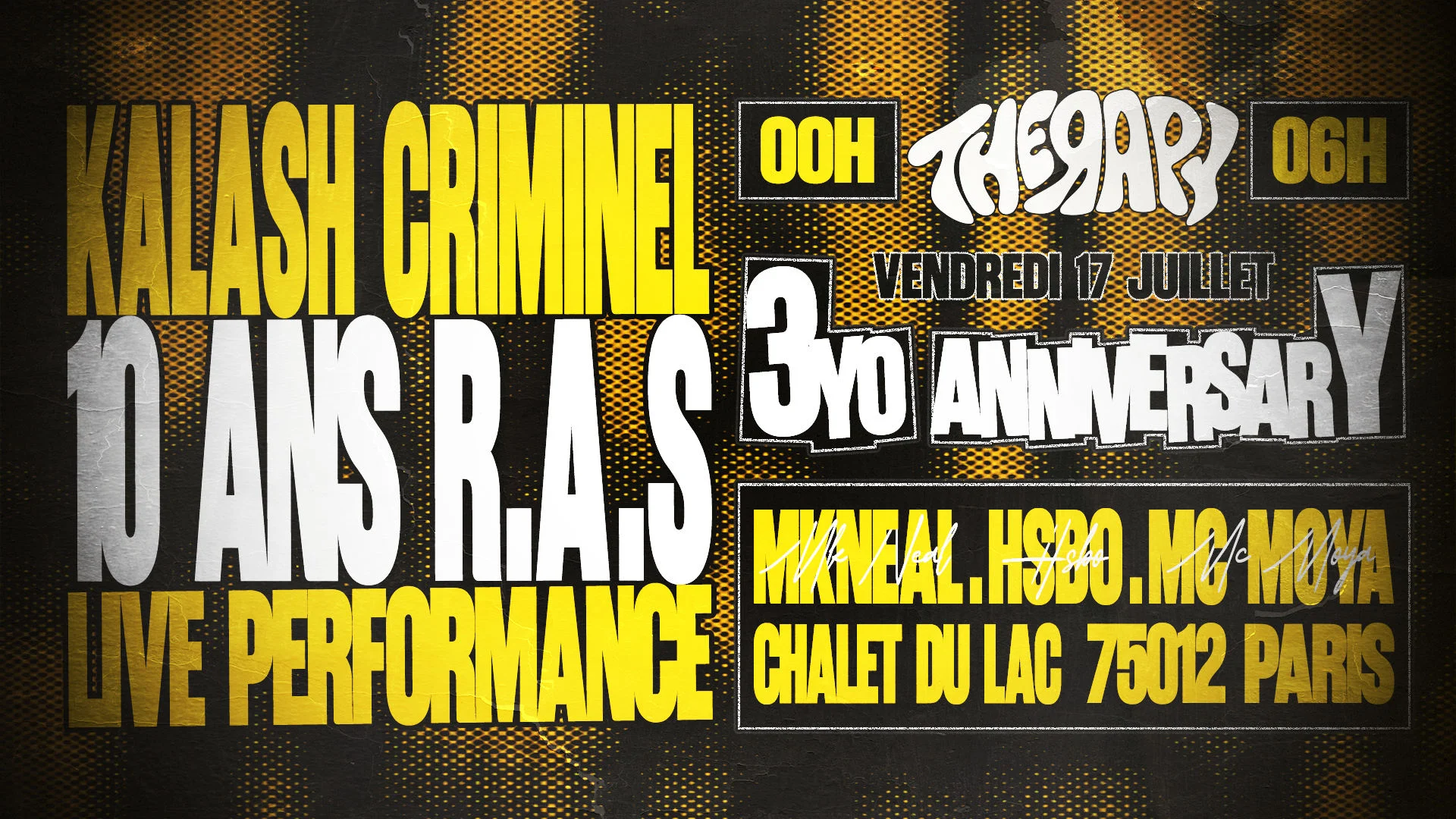 Therapy 3yo - Kalash Criminel / 17 Juillet Cover