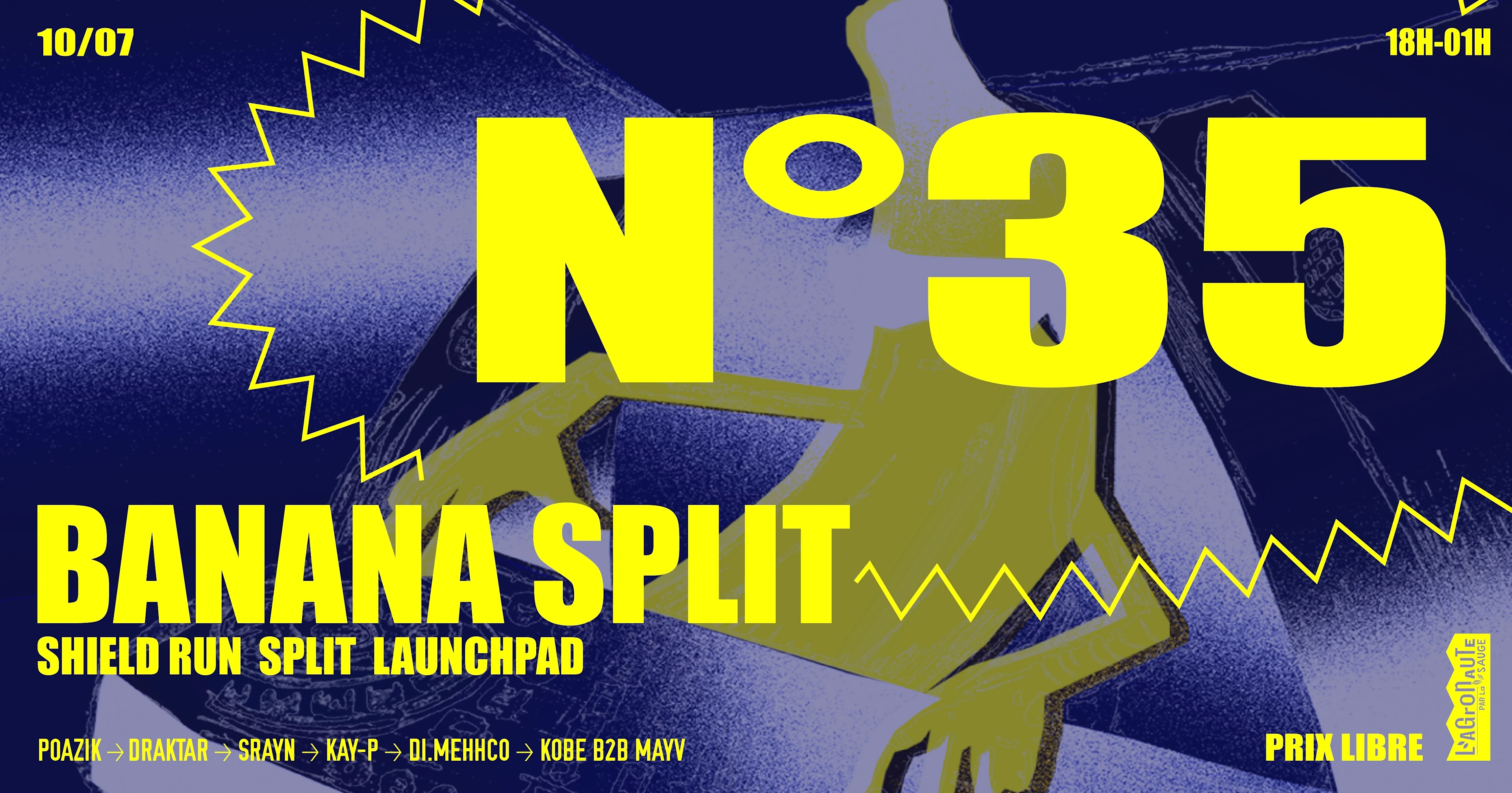 Bananasplit : Launchpad Collectif X Shield Run Cover