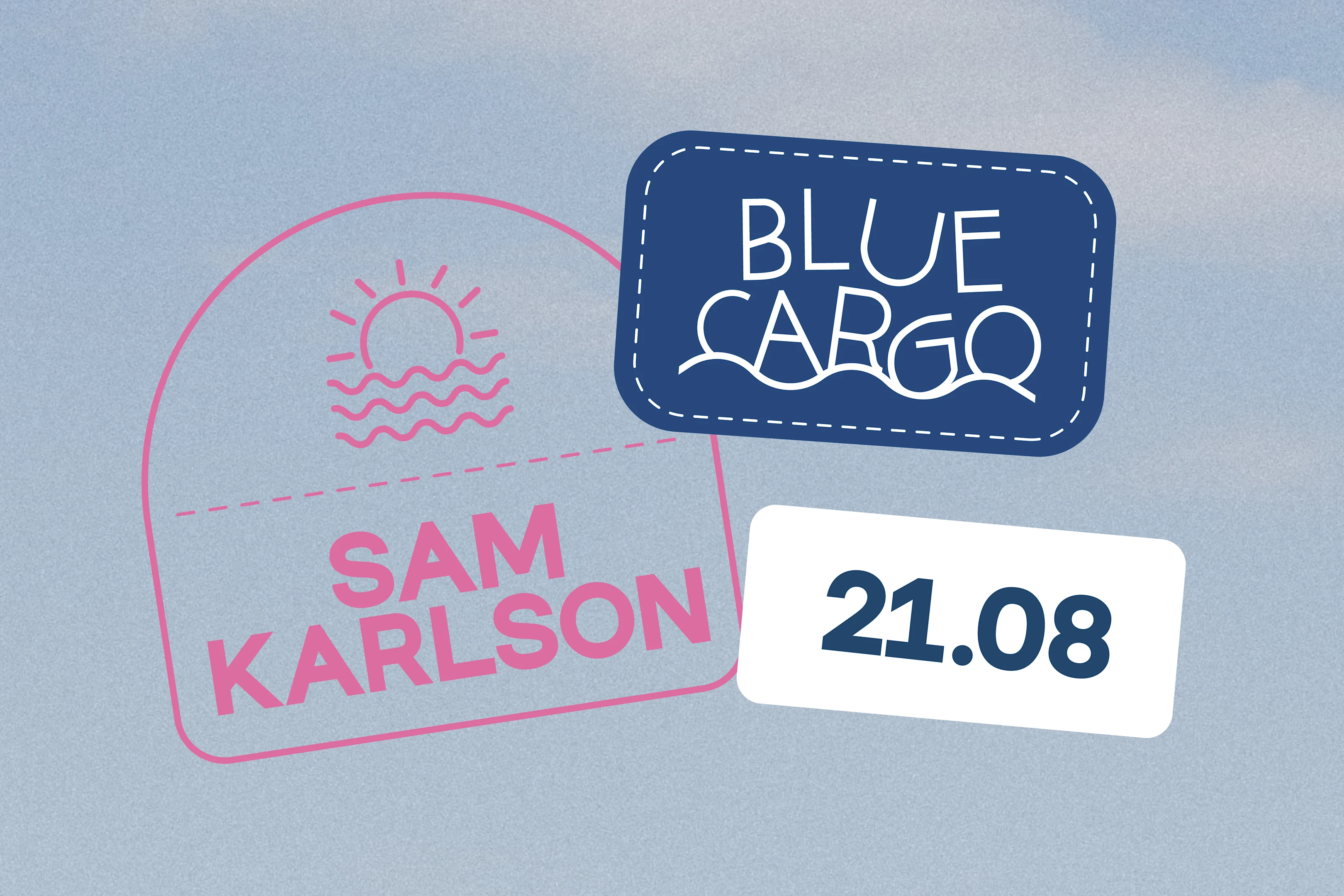 Blue Cargo Invite Sam Karlson Cover