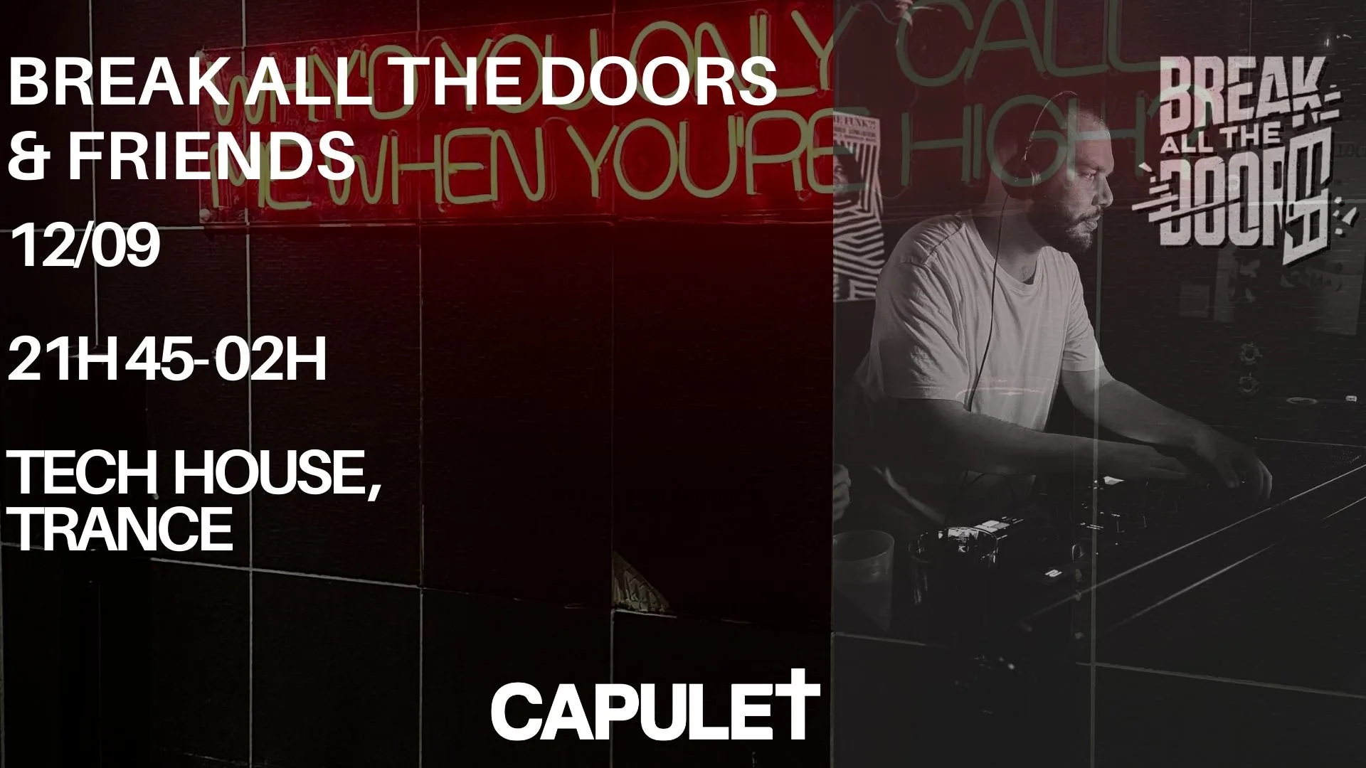Break All The Doors & Friends, Capulet, 12/09 Cover