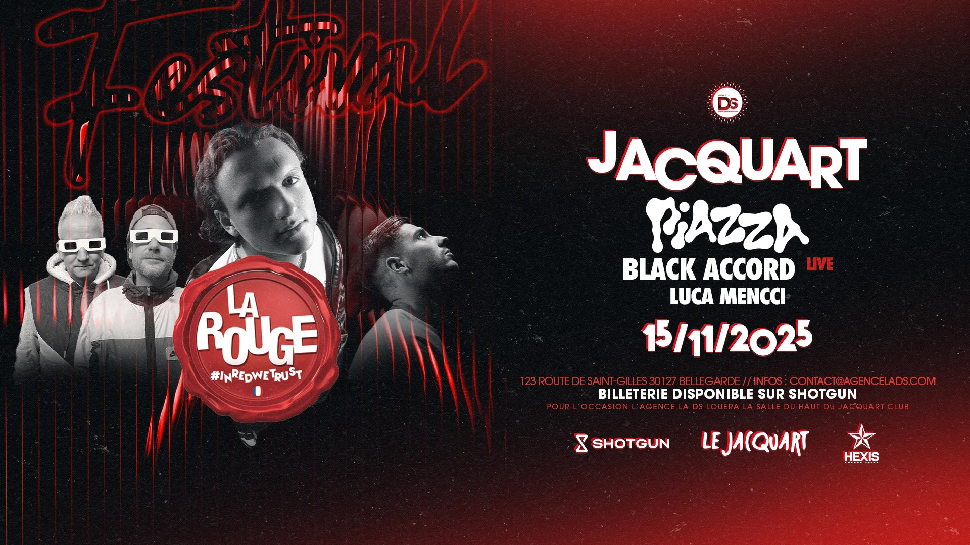 Festival La Rouge Le Jacquart 15-11-2025 Cover