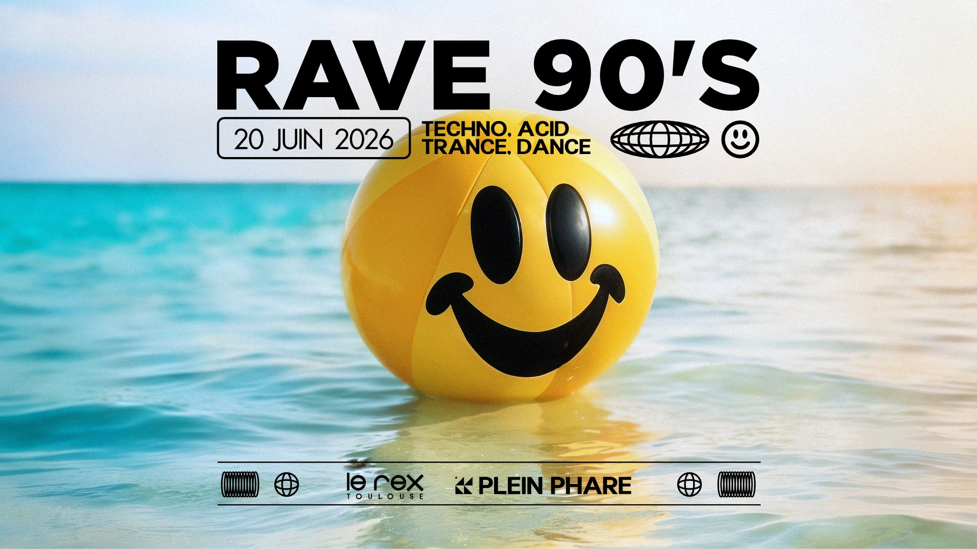 Rave 90's - Plein Phare - Entrée Gratuite* Cover