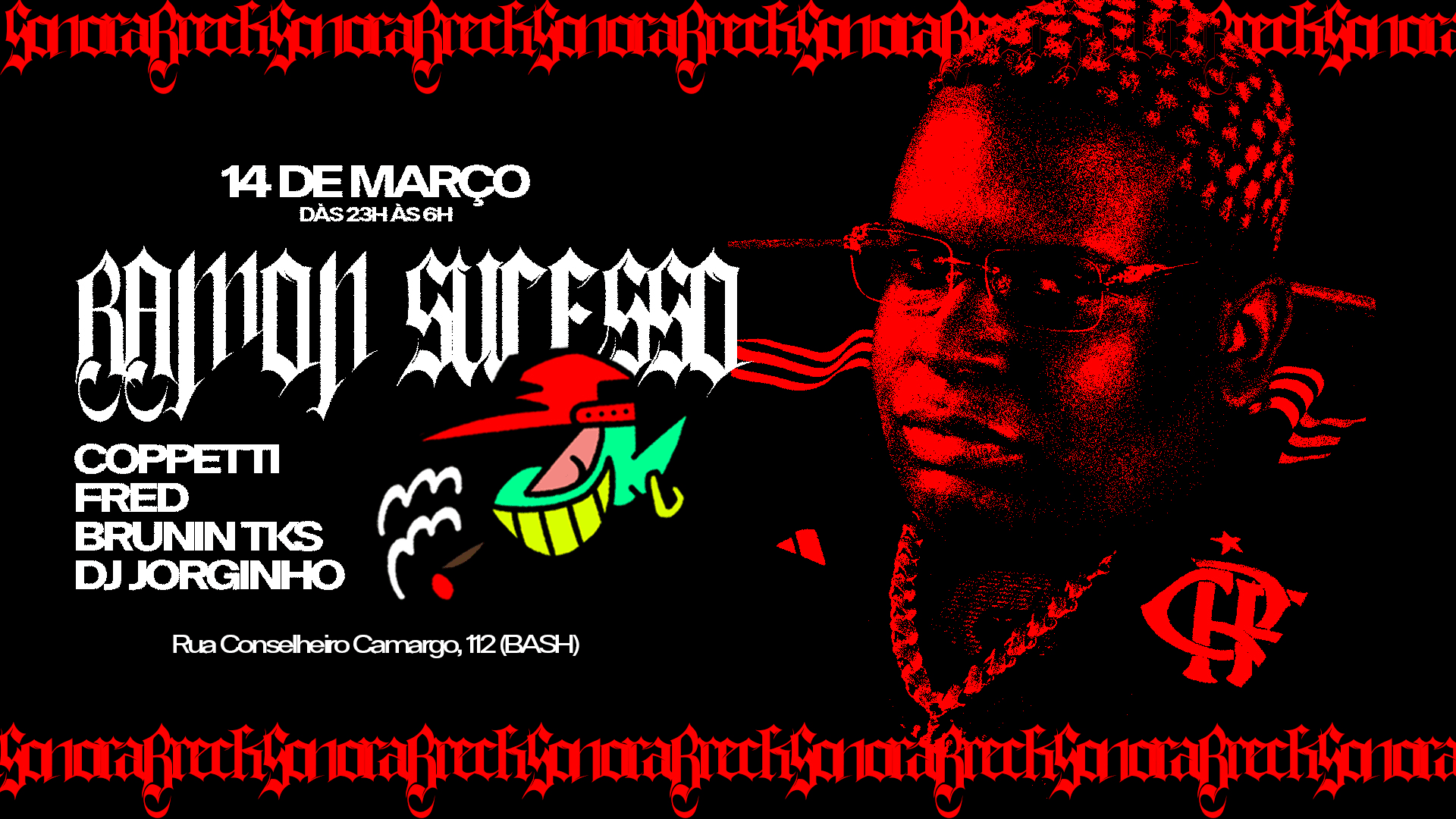 Sonora Breck | Sábado Dos Crias | 14/03 | Bash Cover