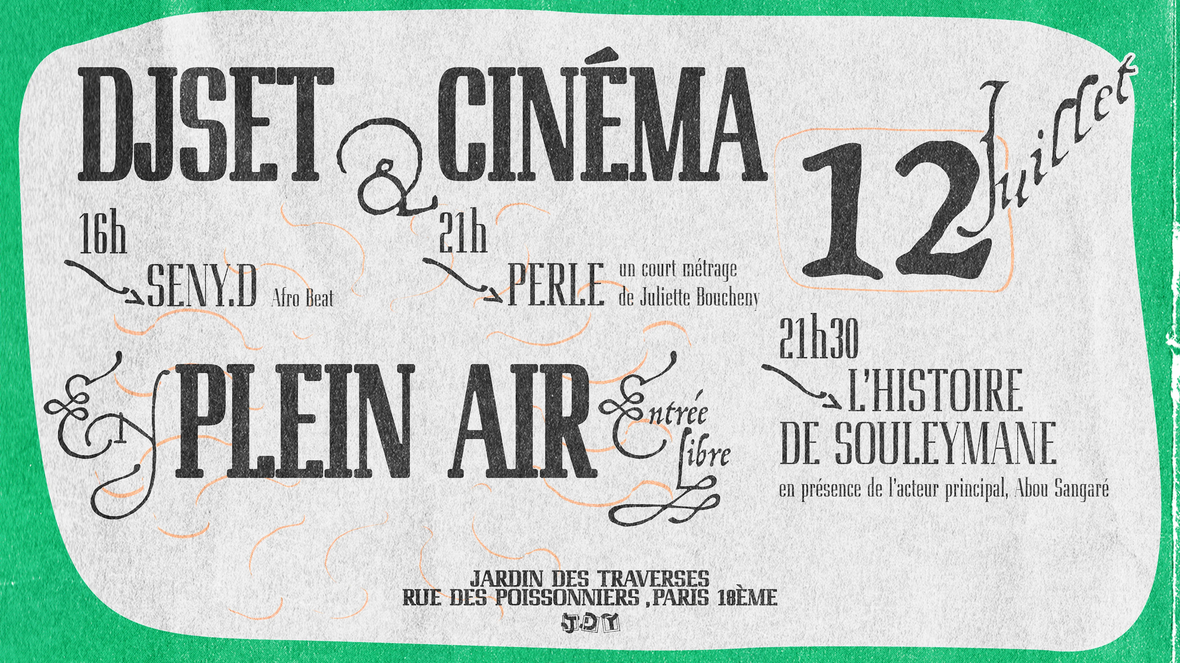 Cinéma & Djset En Plein Air Cover