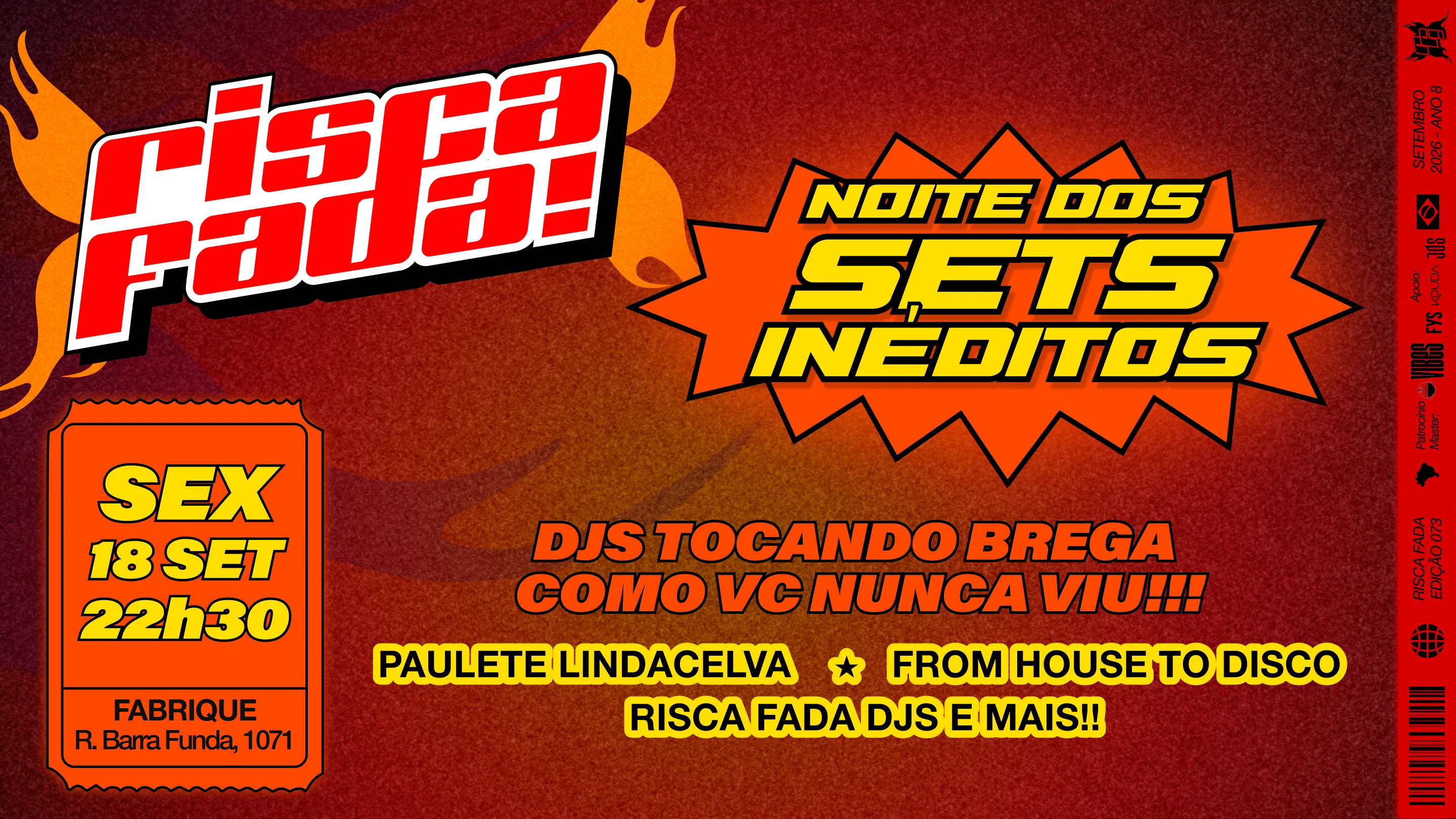 Baile Do Risca Fada Noite Dos Sets Inéditos Cover