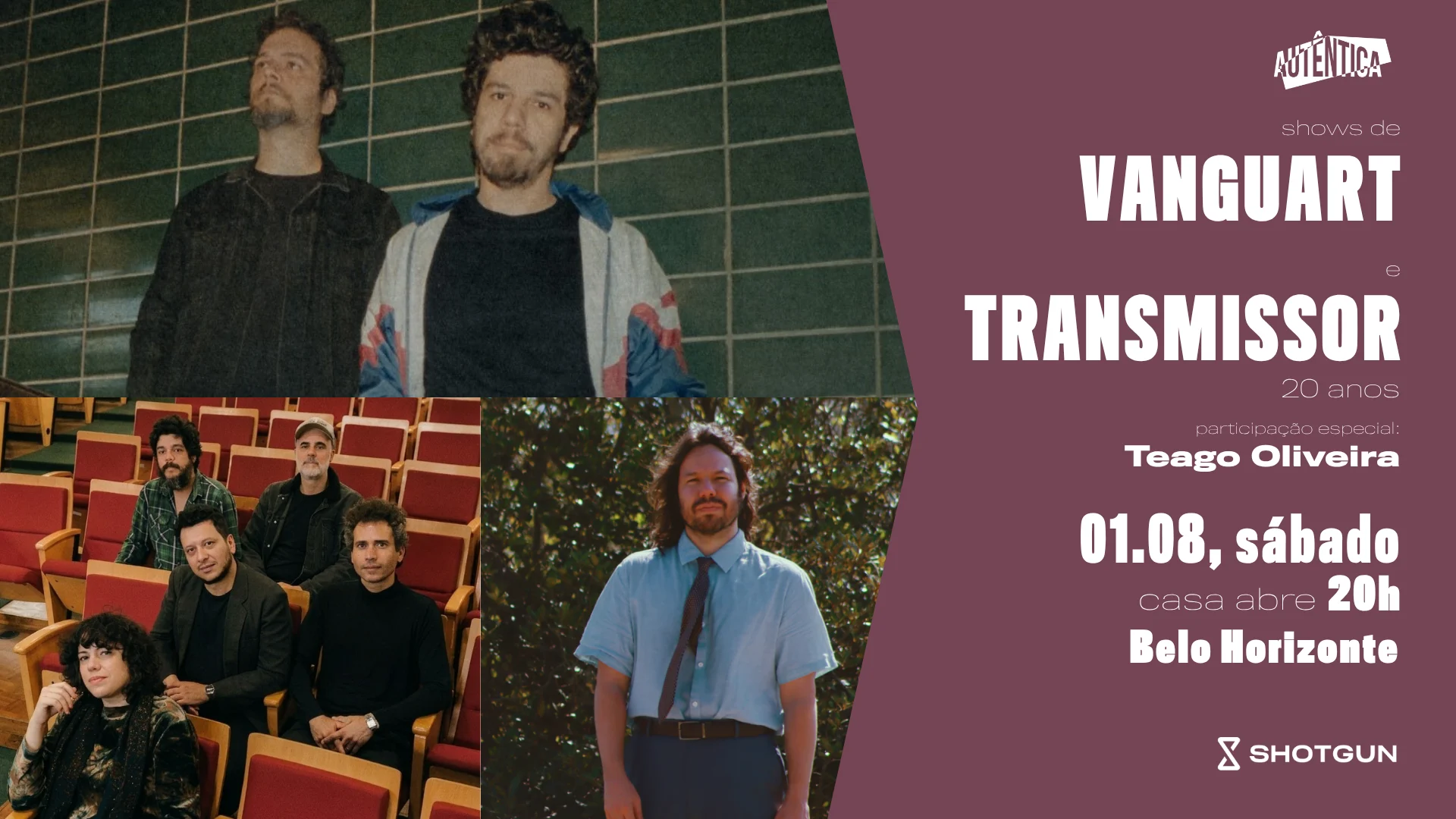 Vanguart & Transmissor 20 Anos Convida Teago Oliveira Cover