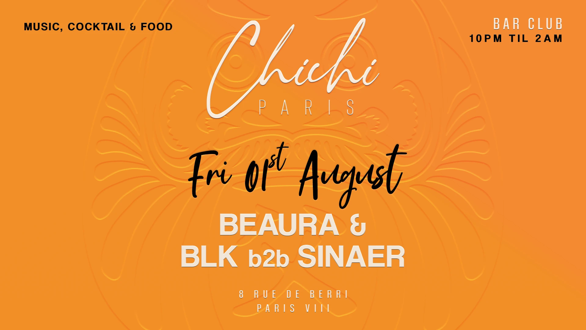 Summer Nights At Chichi - Closing Act Cover