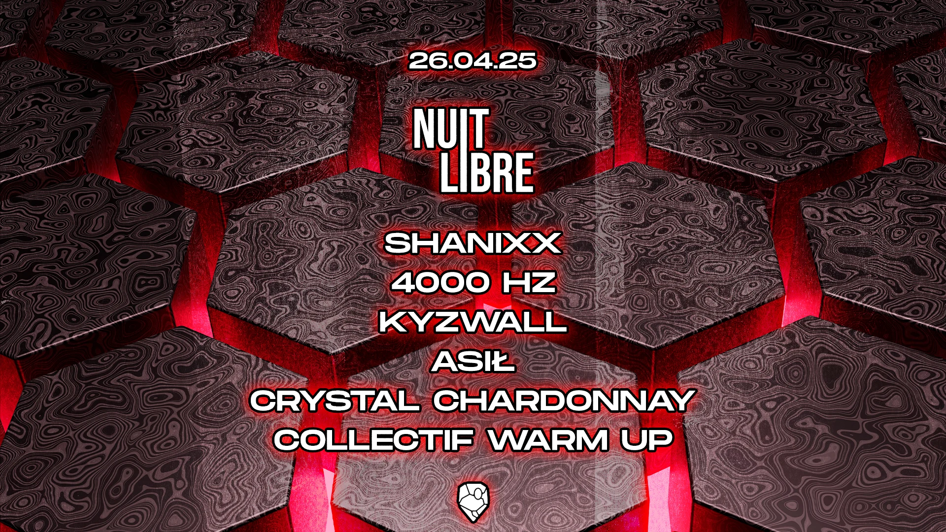 Nuit Libre Invite : Shanixx, 4000hz, Kyzwall & More Cover