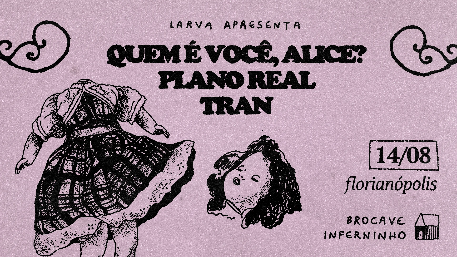Larva Apresenta: Qeva, Tran E Planoreal Na Brocavepub Cover