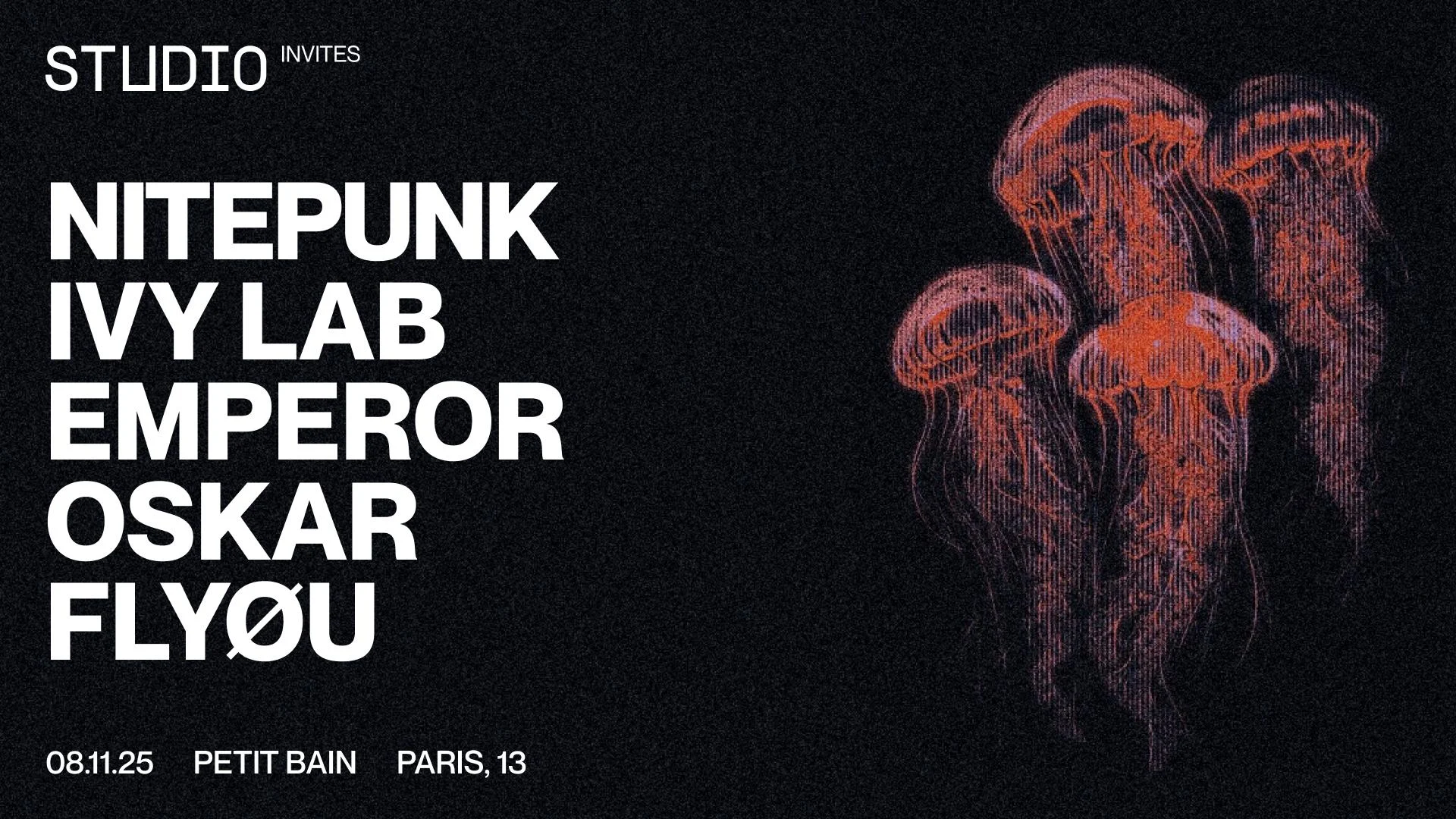 Studio Invites Nitepunk, Ivy Lab, Emperor, & More! Cover