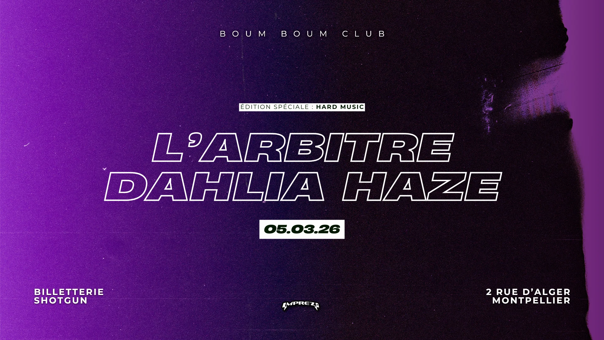 Impreza : L'arbitre - Dahlia Haze Cover