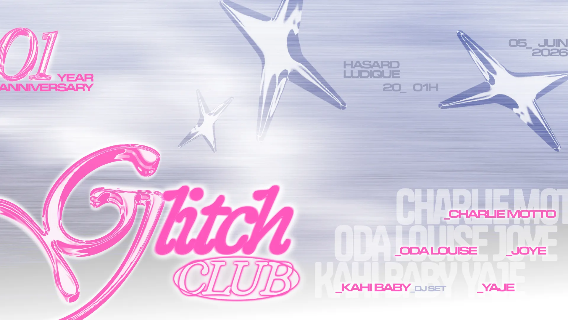 Glitch Club - 1 Year Anniversary Cover