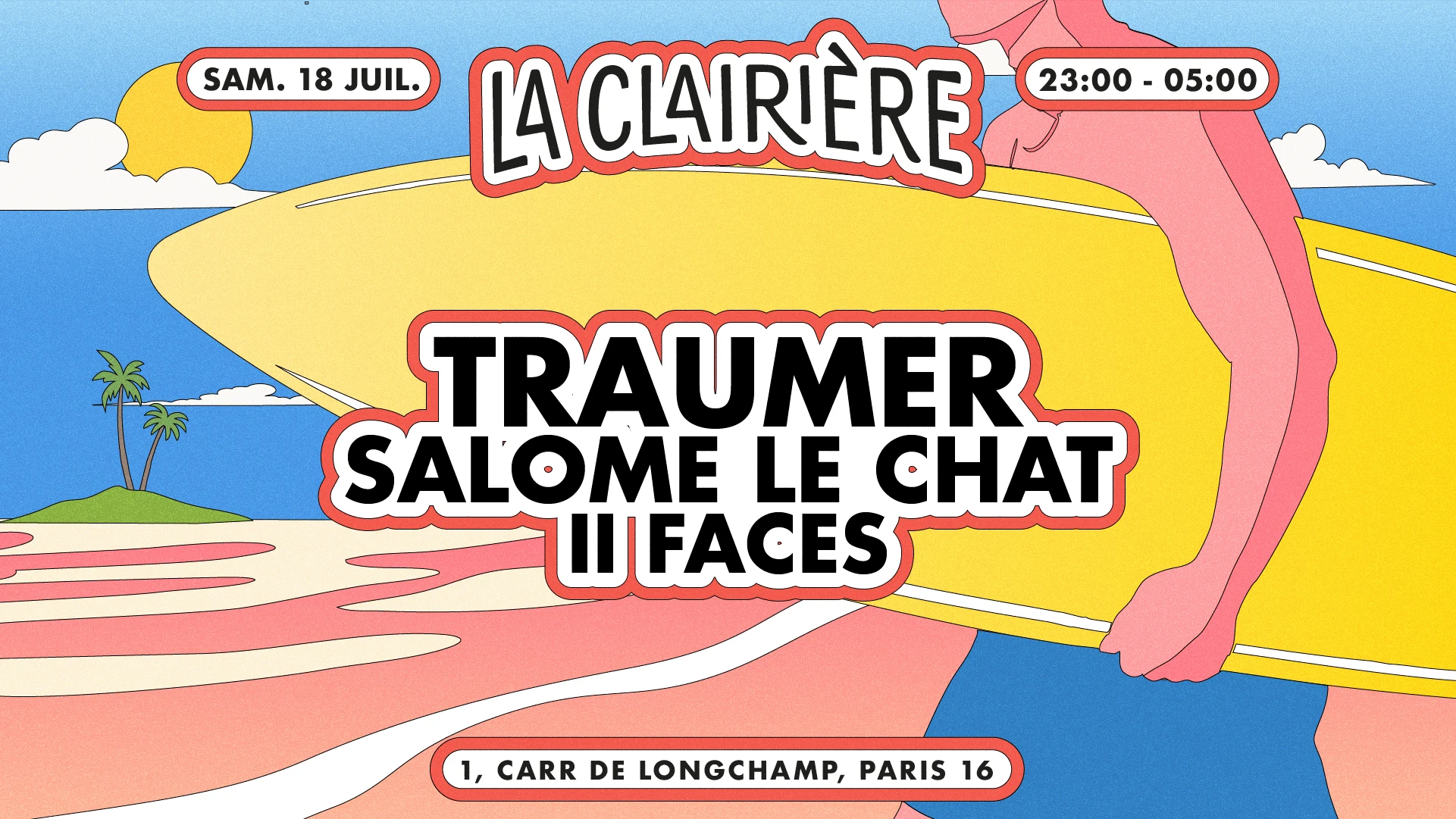 La Clairière : Traumer, Salomé Le Chat, II Faces Cover