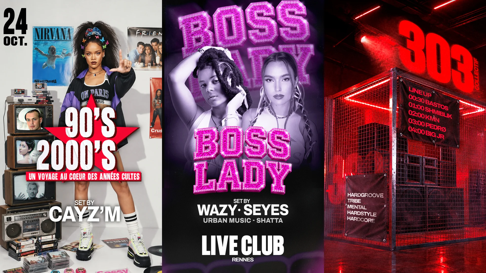Boss Lady : Wazy & Seyes - Cayz'm - Collectif 303 Cover