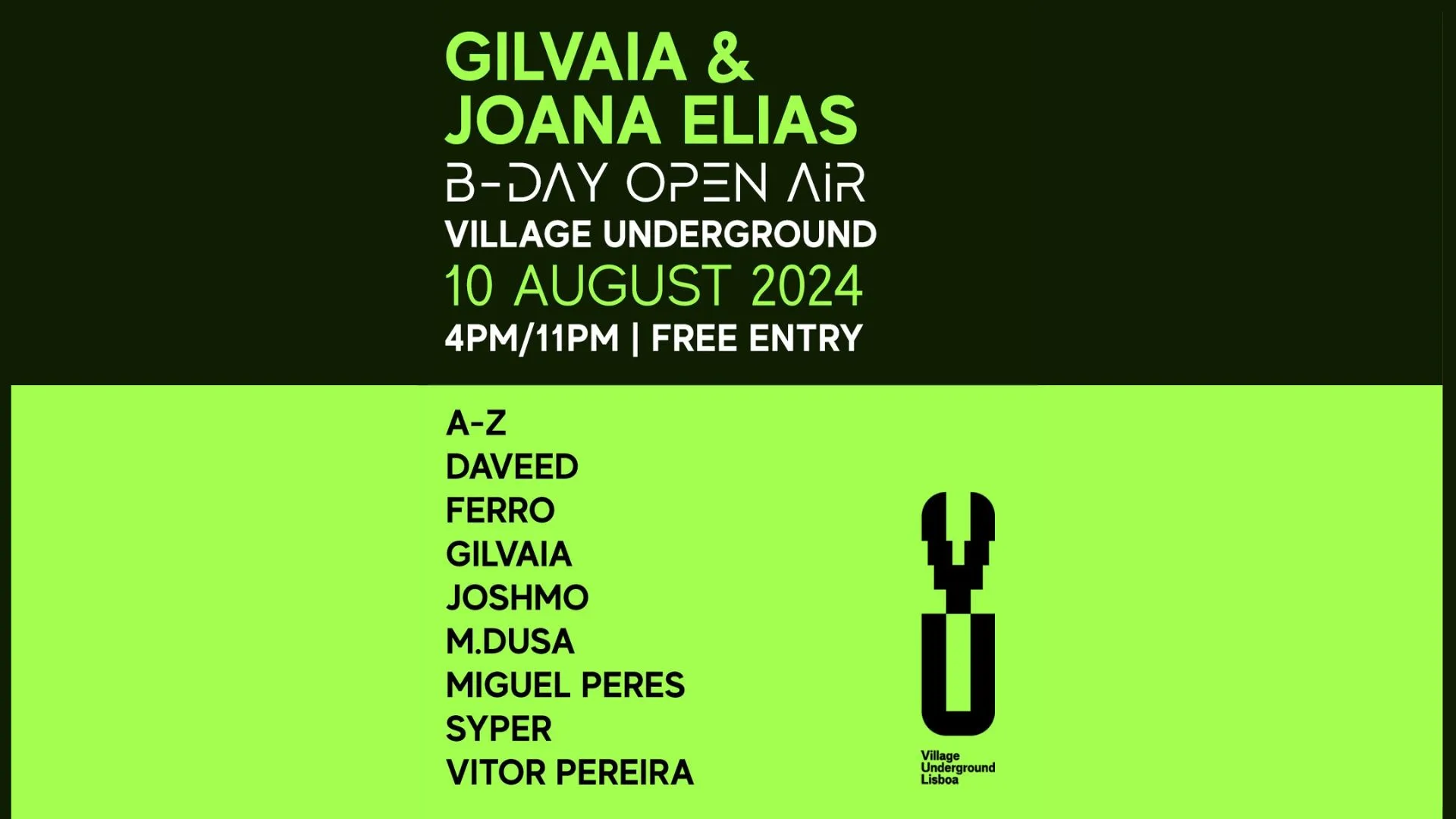 Gilvaia & Joana Elias B-Day Open Air Cover