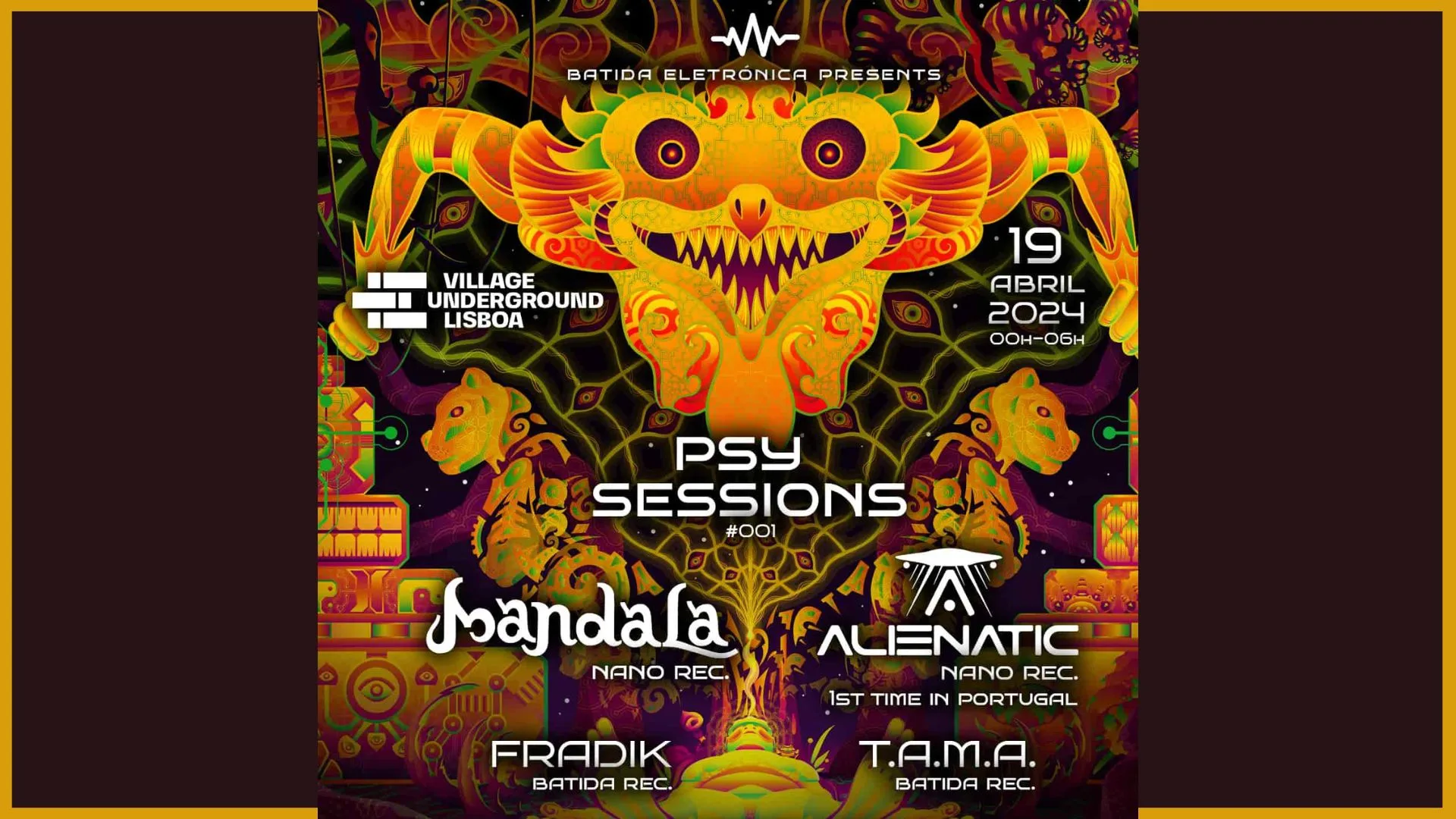Batida Eletrónica Presents Psy Sessions Cover