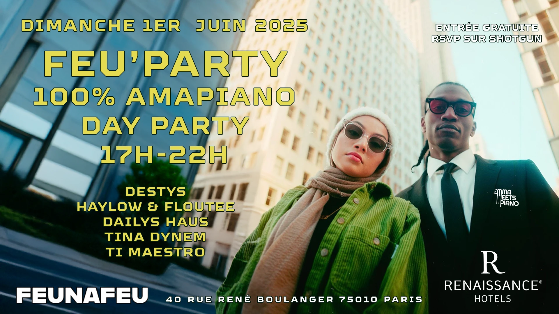 Feu'party Sunday Day Party 100% Amapiano Cover