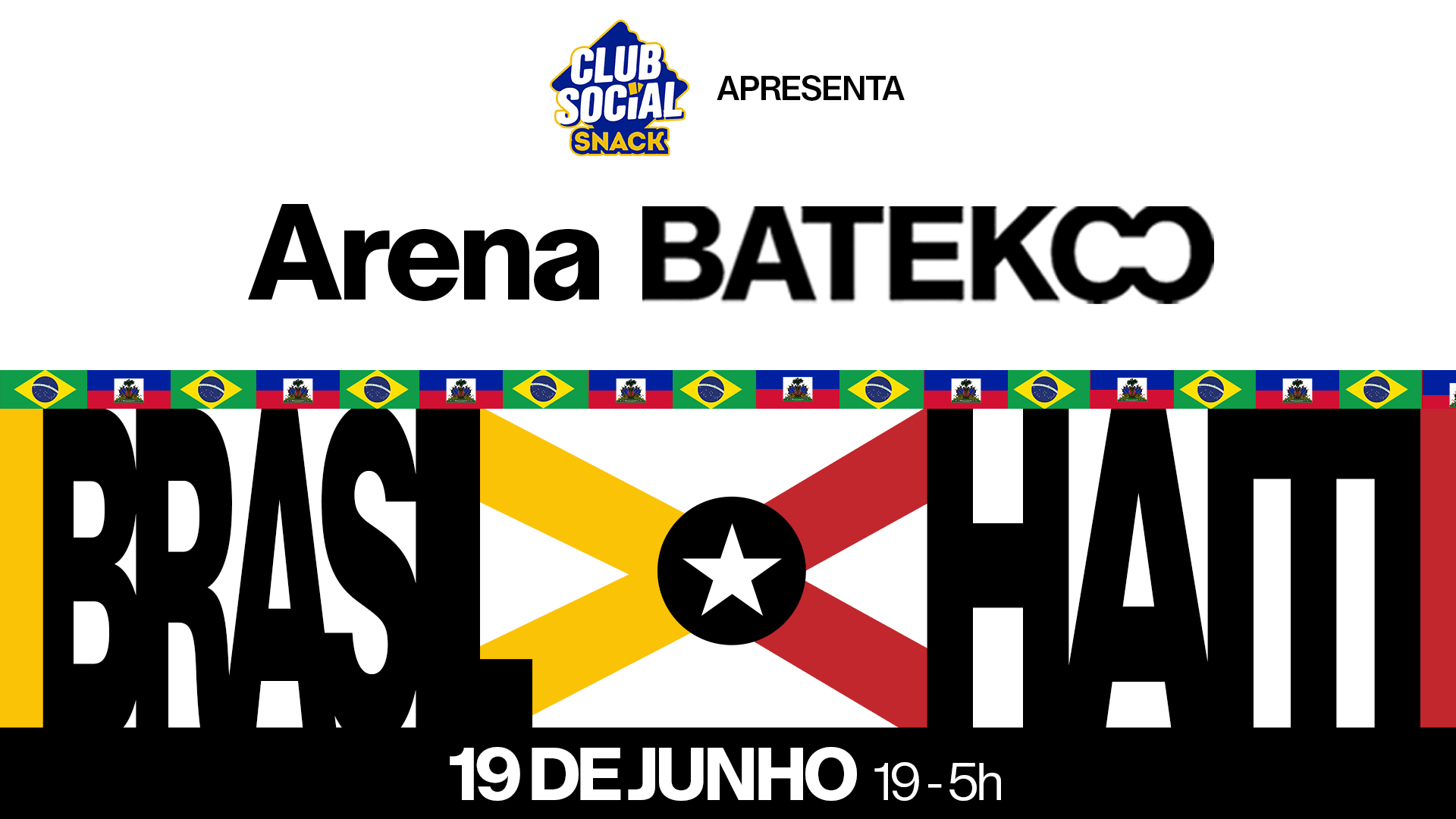 Arena Batekoo: Brasil X Haiti - 19/06 @Sp Cover