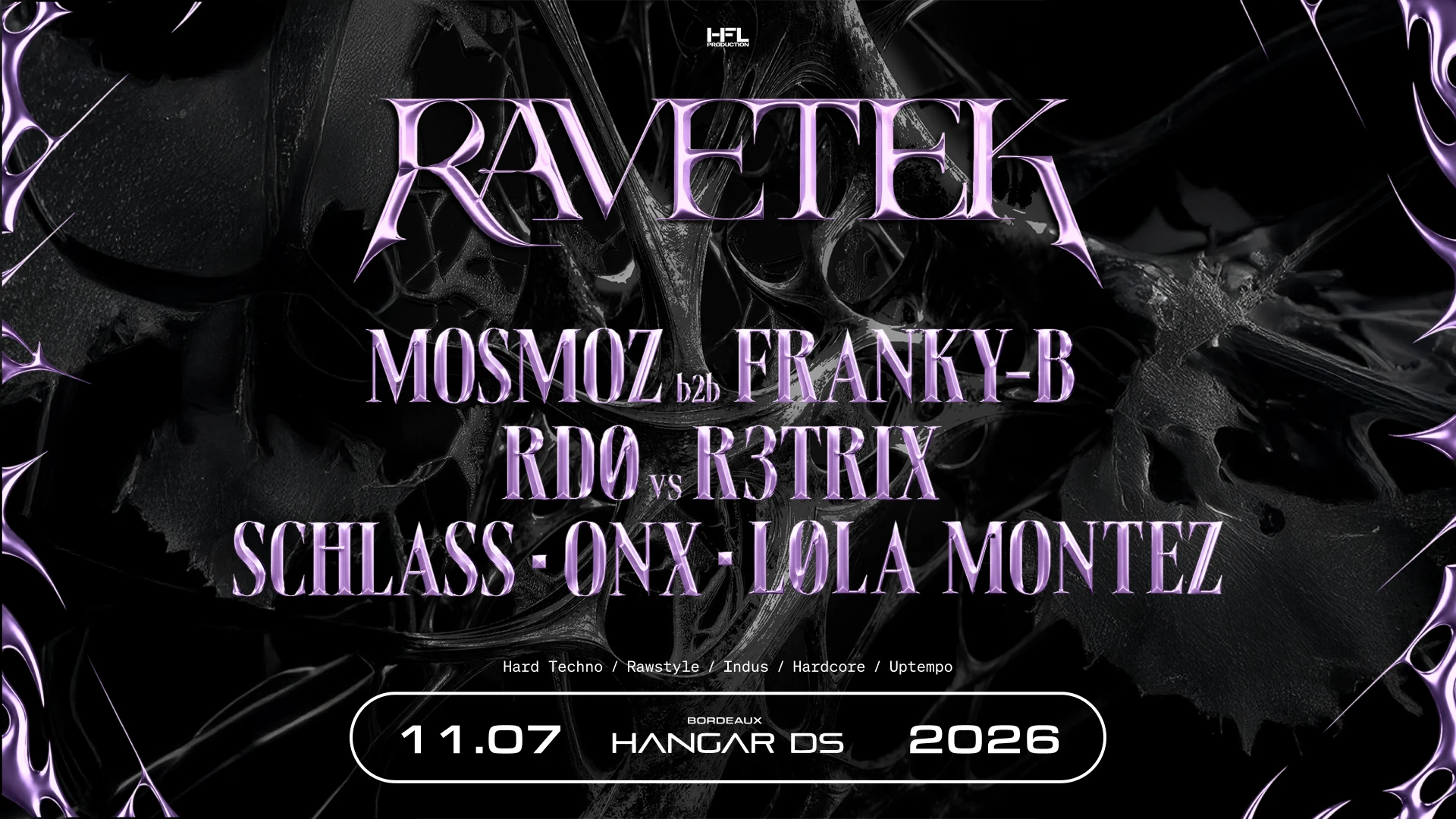 Ravetek //  Mosmoz B2b Franky-B - Rdø Vs R3trix - Schlass Cover