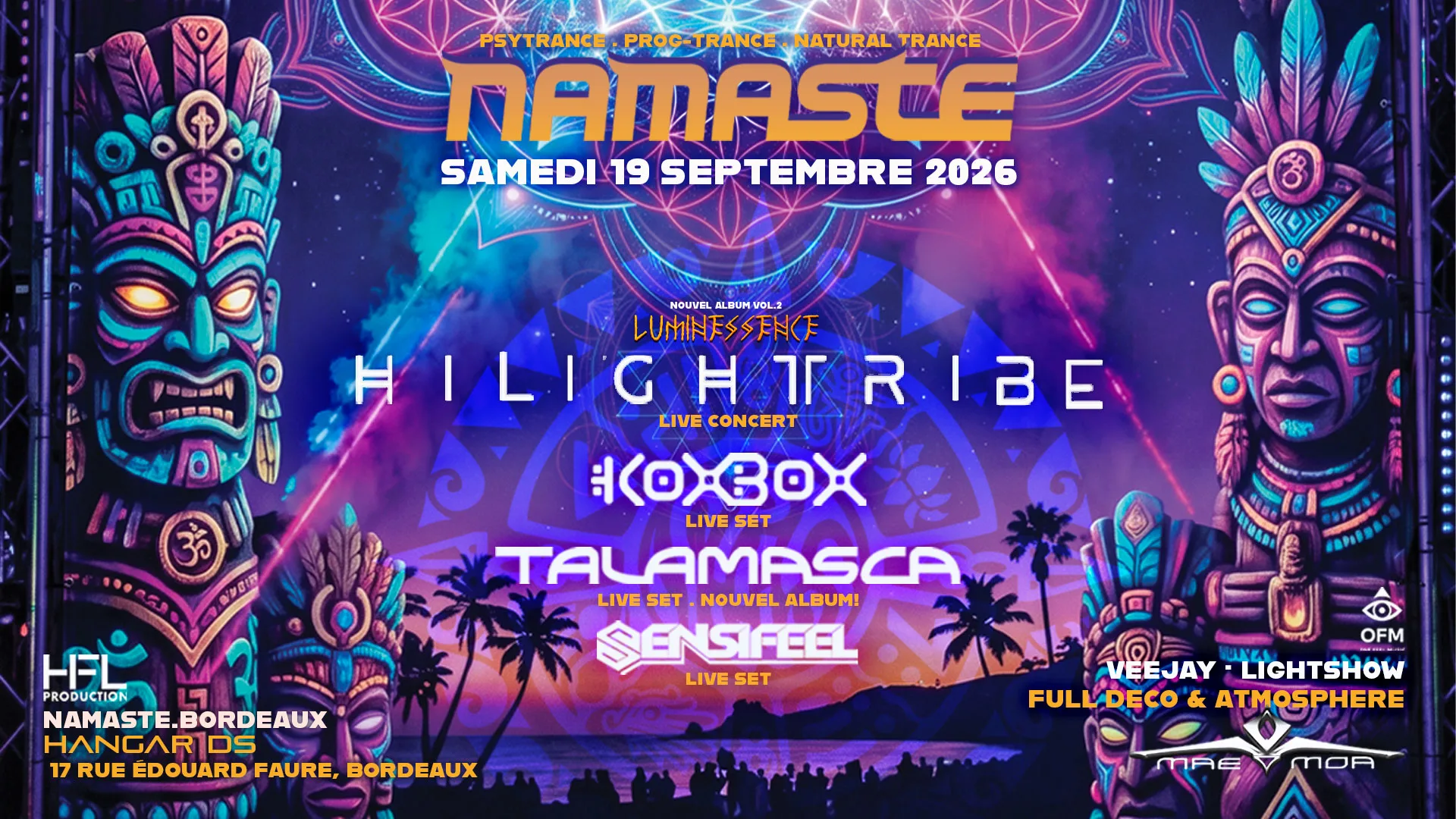 Namaste // Hilight Tribe - Koxbox - Talamasca - Sensifeel Cover