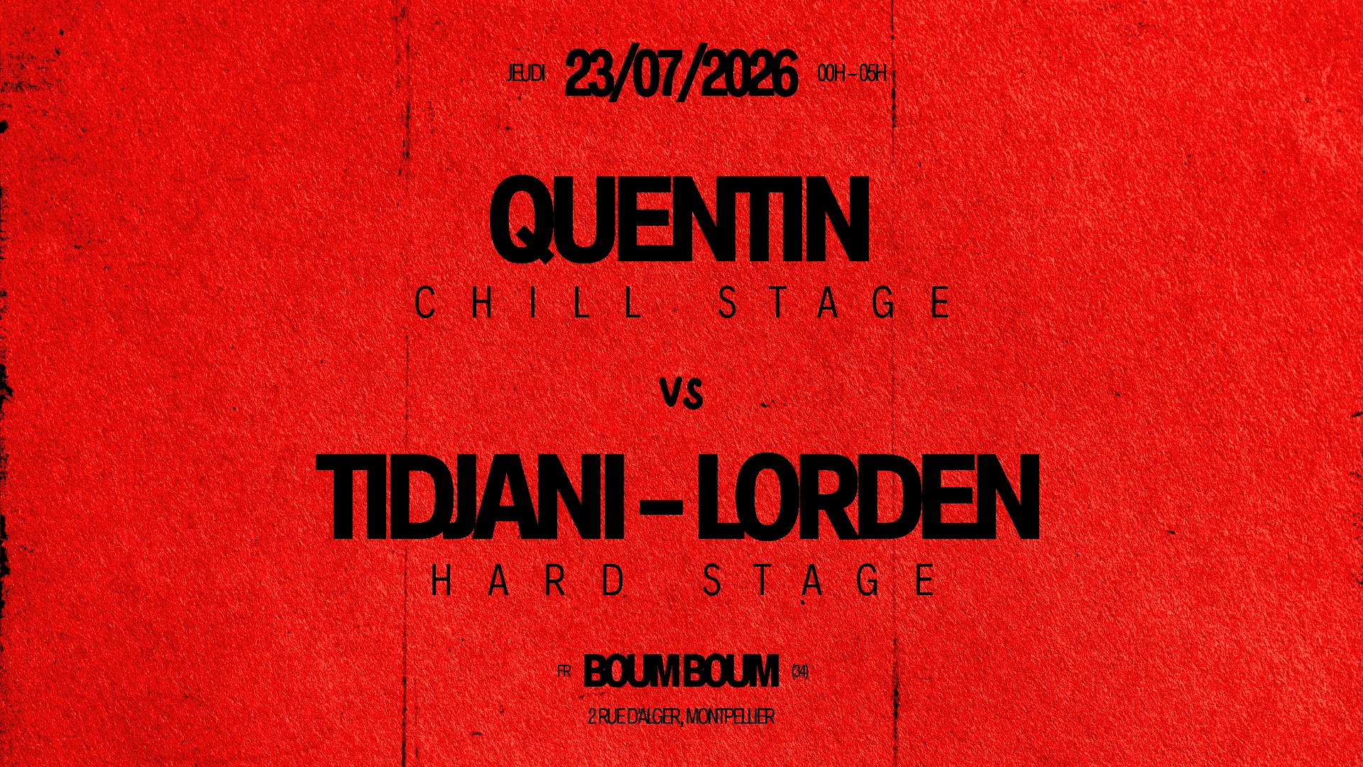 Boum Boum : Chill Stage Vs Hard Stage Cover
