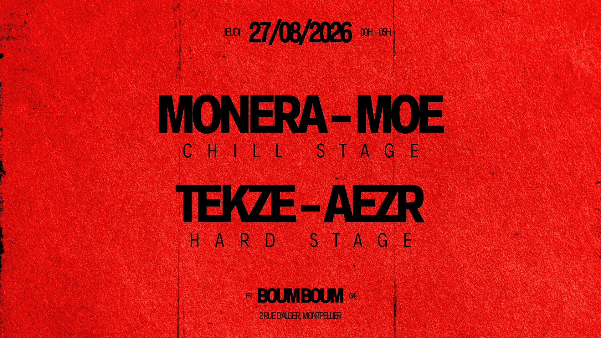 Boum Boum : Chill Stage Vs Hard Stage Cover