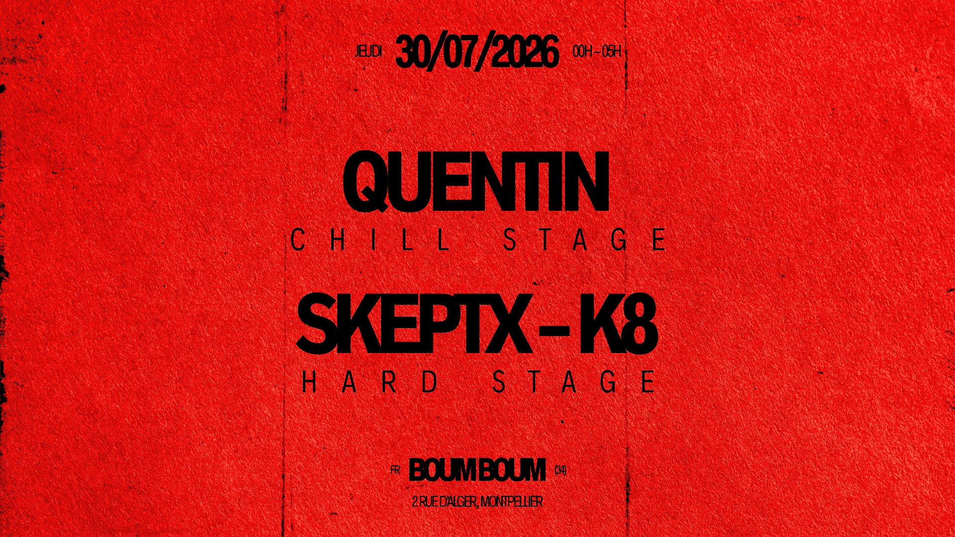 Boum Boum : Chill Stage Vs Hard Stage Cover