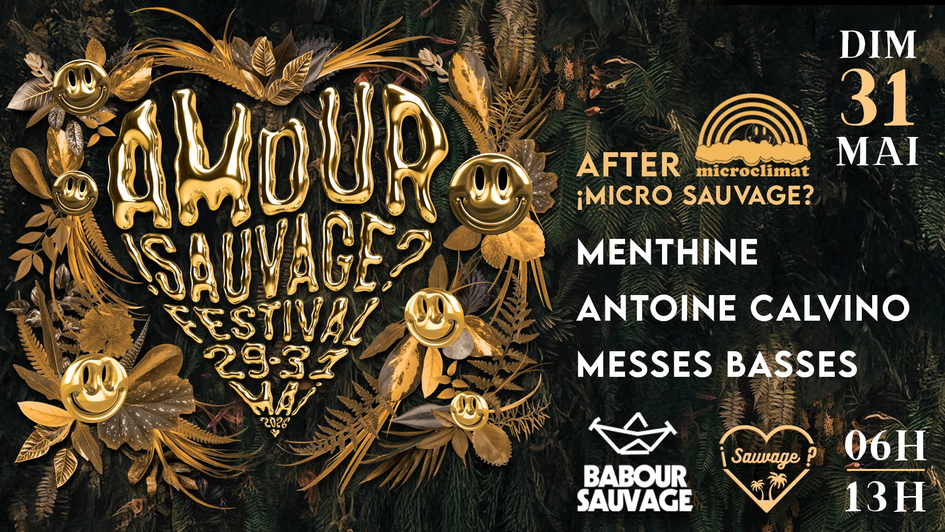 After Microclimat Sauvage 6h-13h · Dim 31.05 Cover