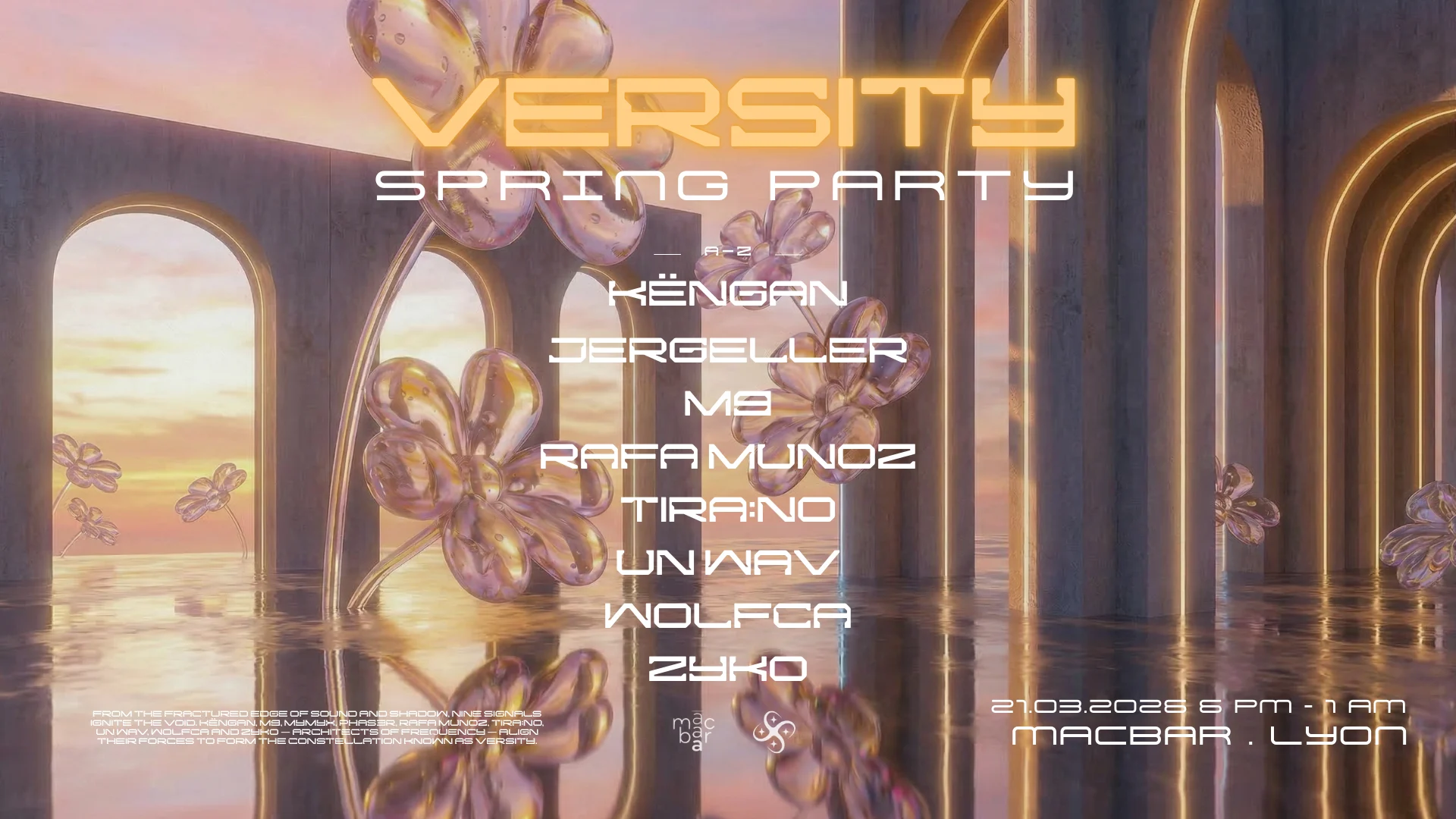 Versity: Spring Party! W/ Këngan, Zyko,M9i,Wolfca,Tira:No... Cover