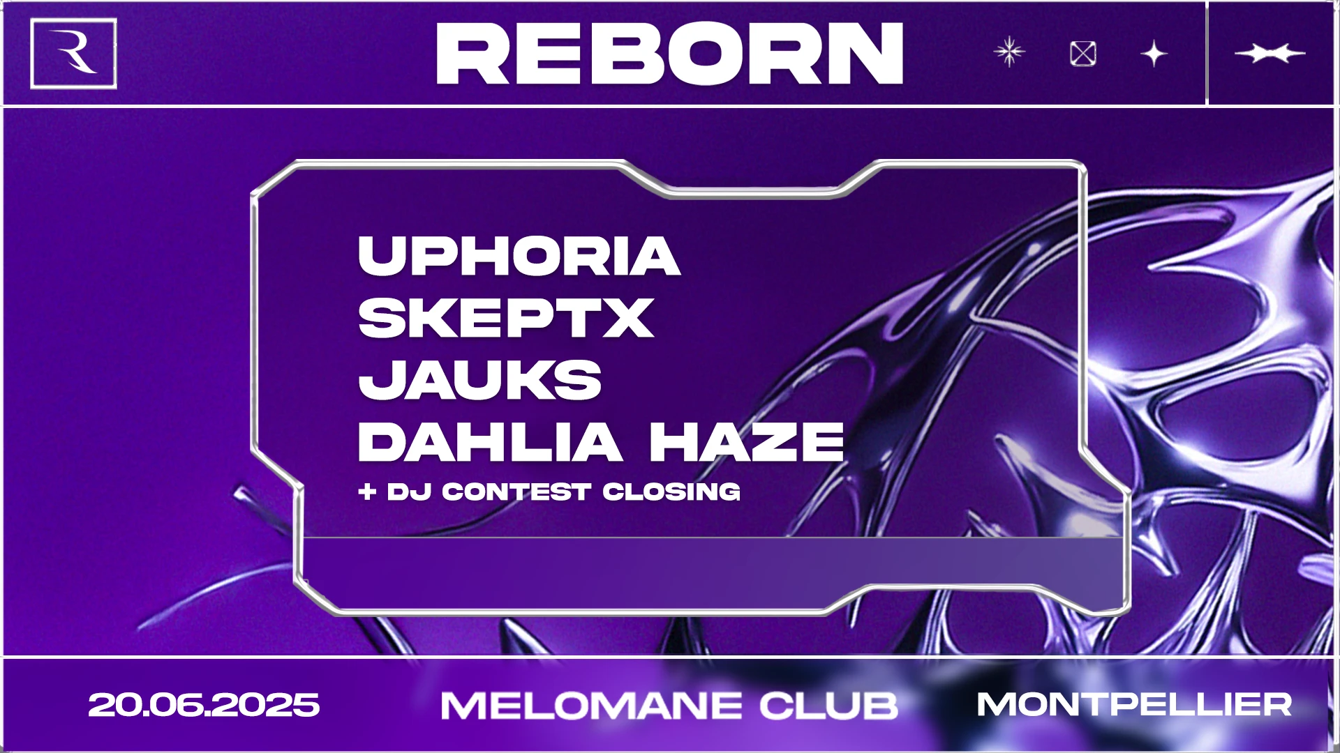 Reborn : Uphoria, Skeptx, Jauks, Dahlia Haze, Dj Contest Cover