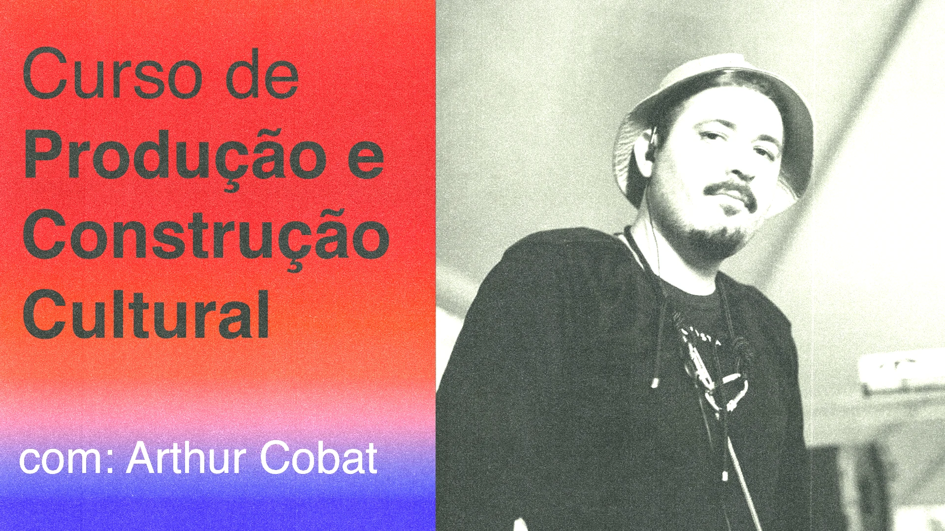 Curso De Construção E Produção Cultural Cover