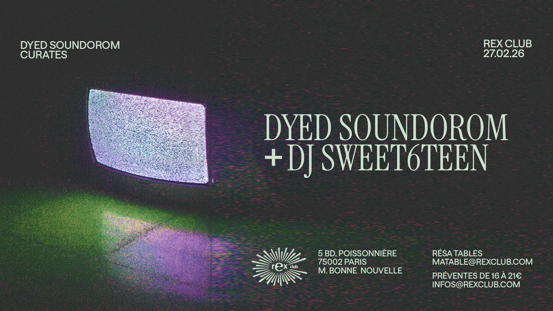 Dyed Soundorom Curates: Dj Sweet6teen & Dyed Soundorom Cover